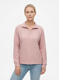 Sweater Women V‑Neck Zip Front Classic Silhouette