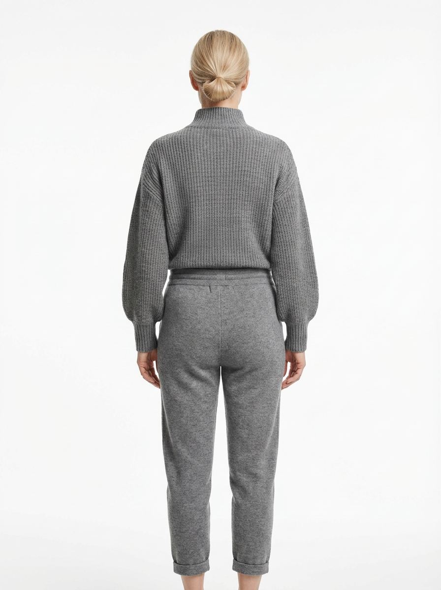 Tracksuit Women 2-Piece Set Relaxed Fit Balloon Sleeves
