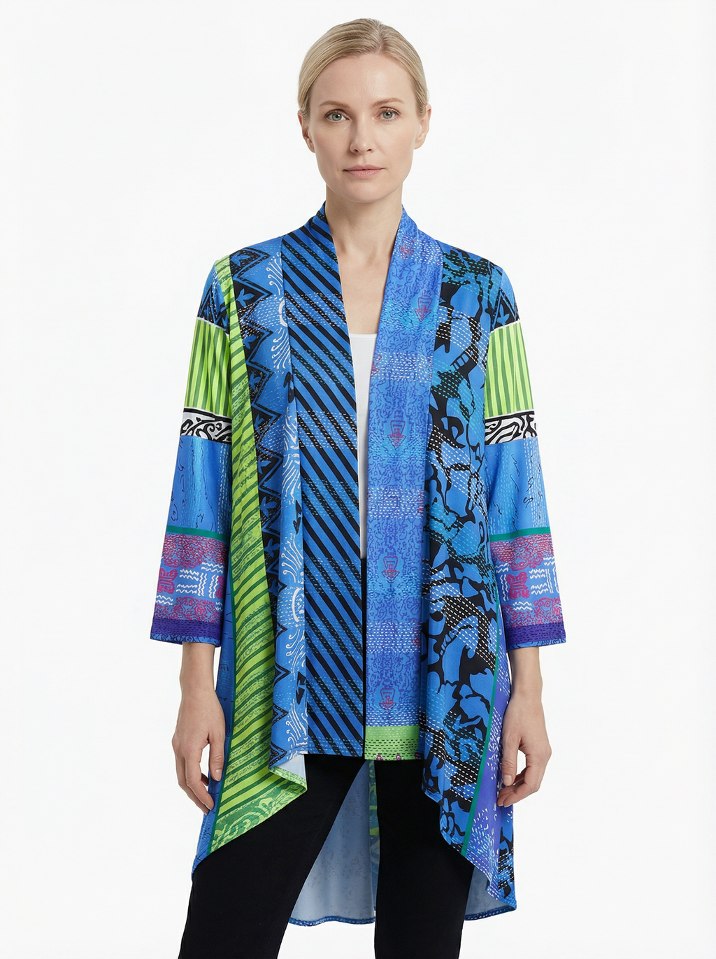 Vest Women Patchwork Pattern Casual Fit