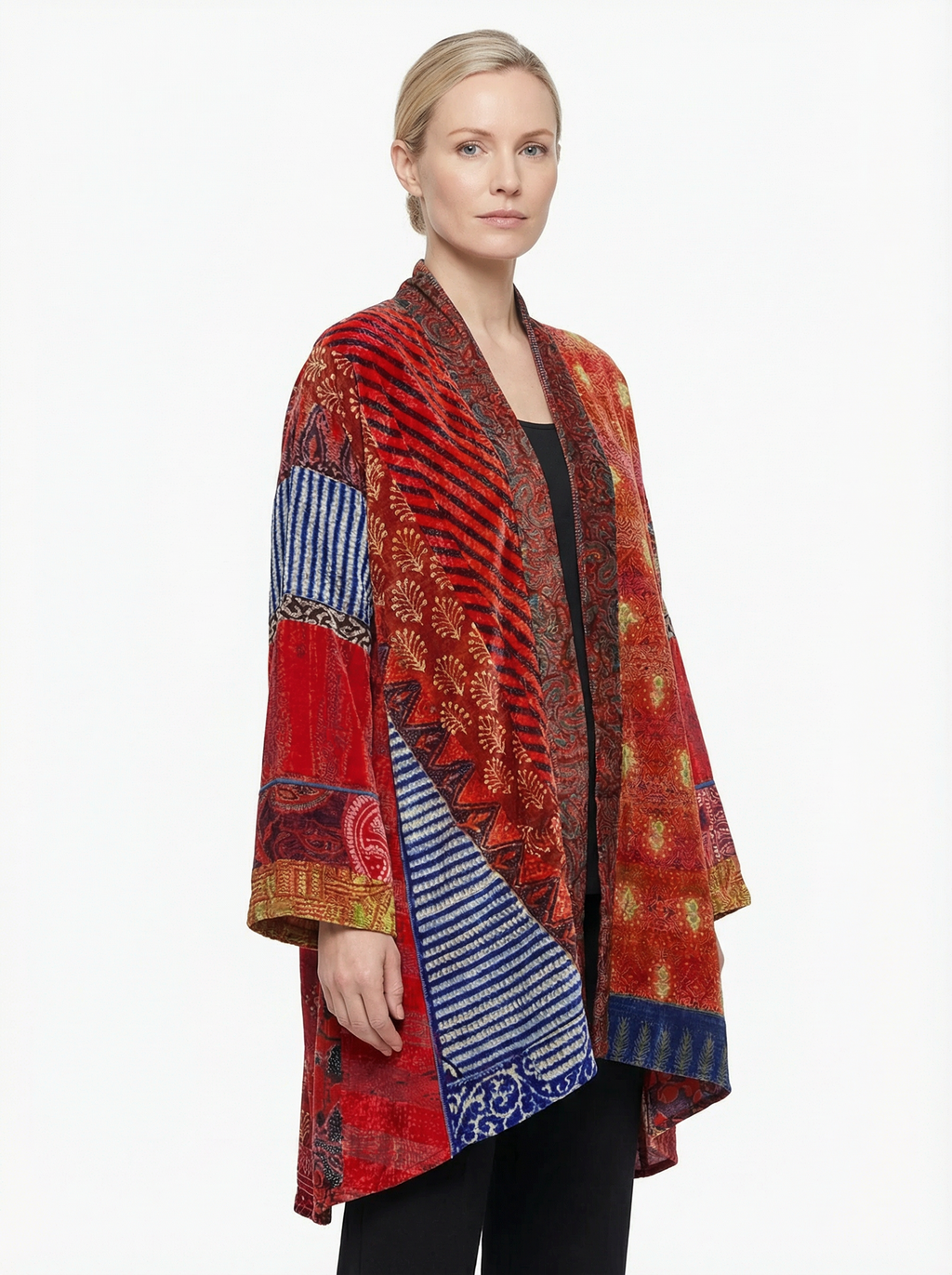 Vest Women Patchwork Pattern Casual Fit