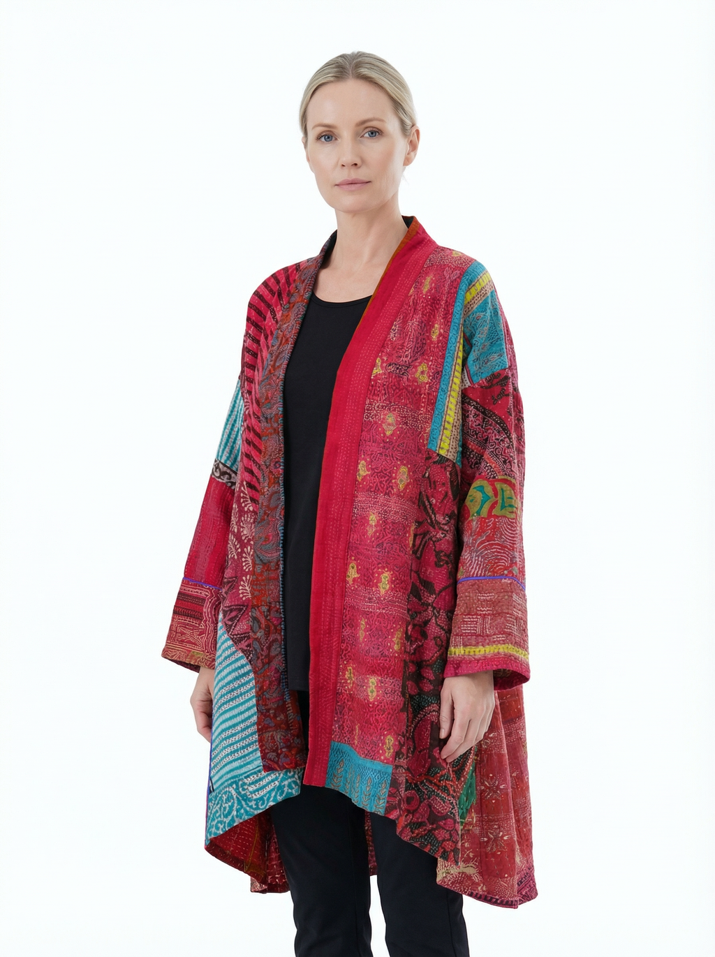 Vest Women Patchwork Pattern Casual Fit