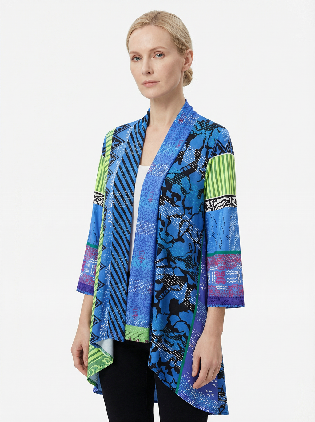 Vest Women Patchwork Pattern Casual Fit