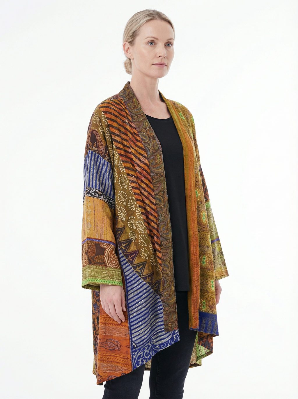 Vest Women Patchwork Pattern Casual Fit