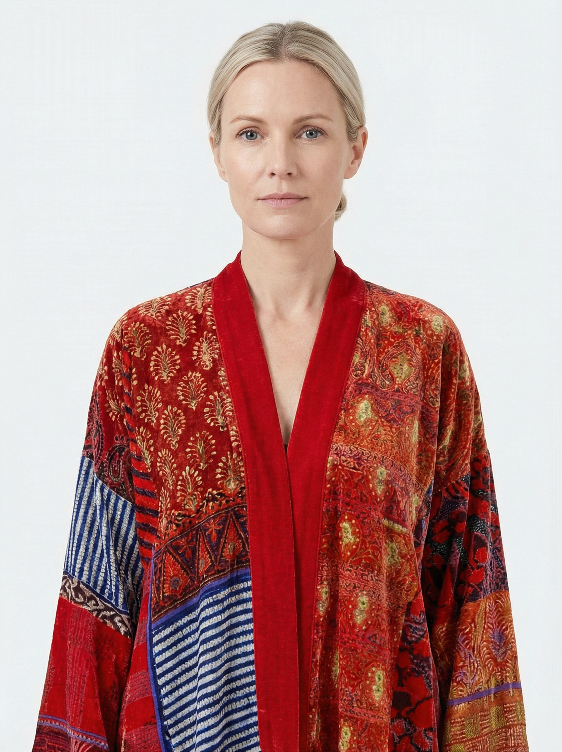 Vest Women Patchwork Pattern Casual Fit