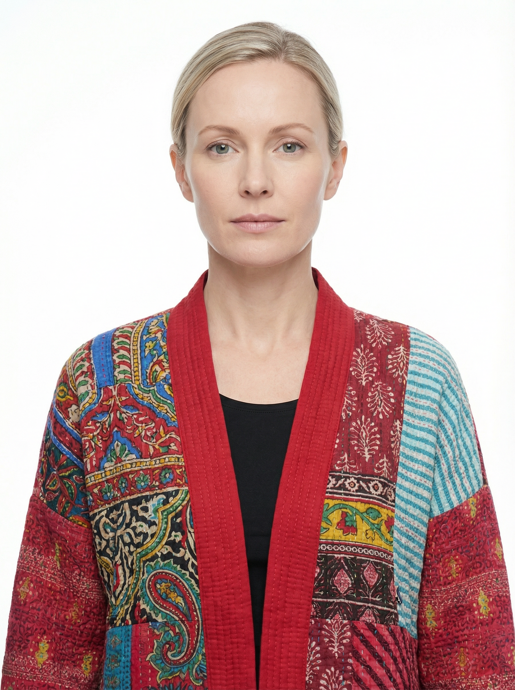 Vest Women Patchwork Pattern Casual Fit