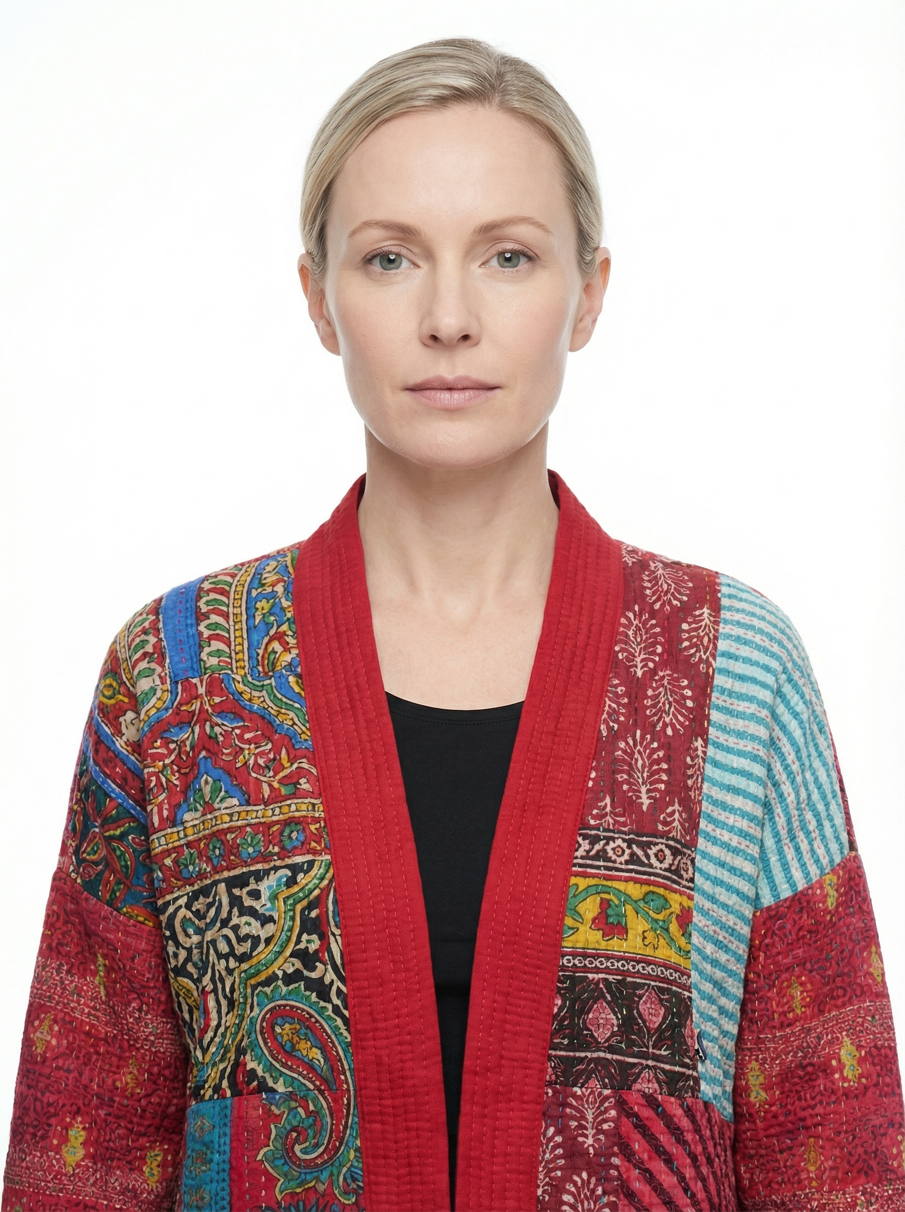 Vest Women Patchwork Pattern Casual Fit