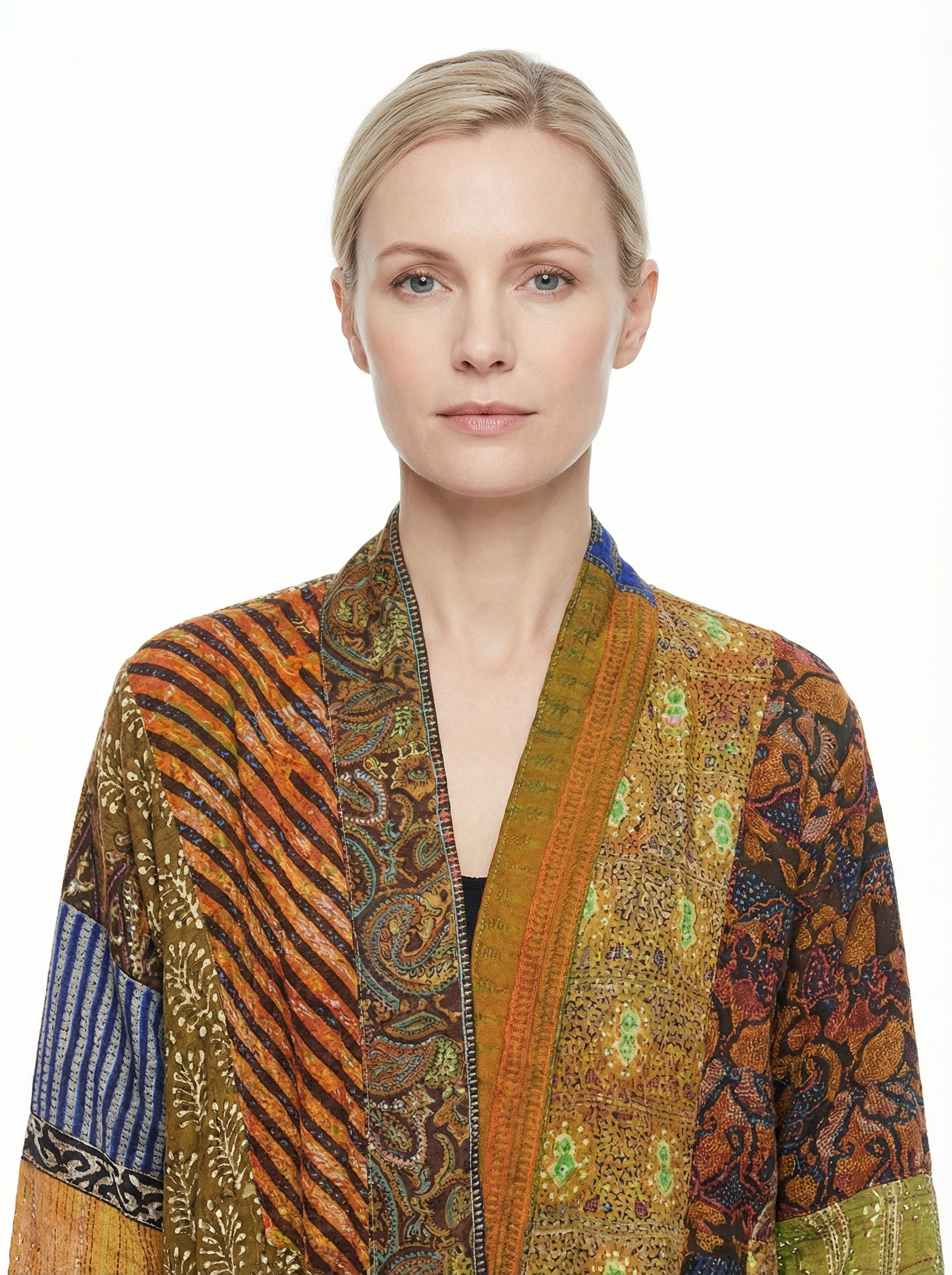 Vest Women Patchwork Pattern Casual Fit