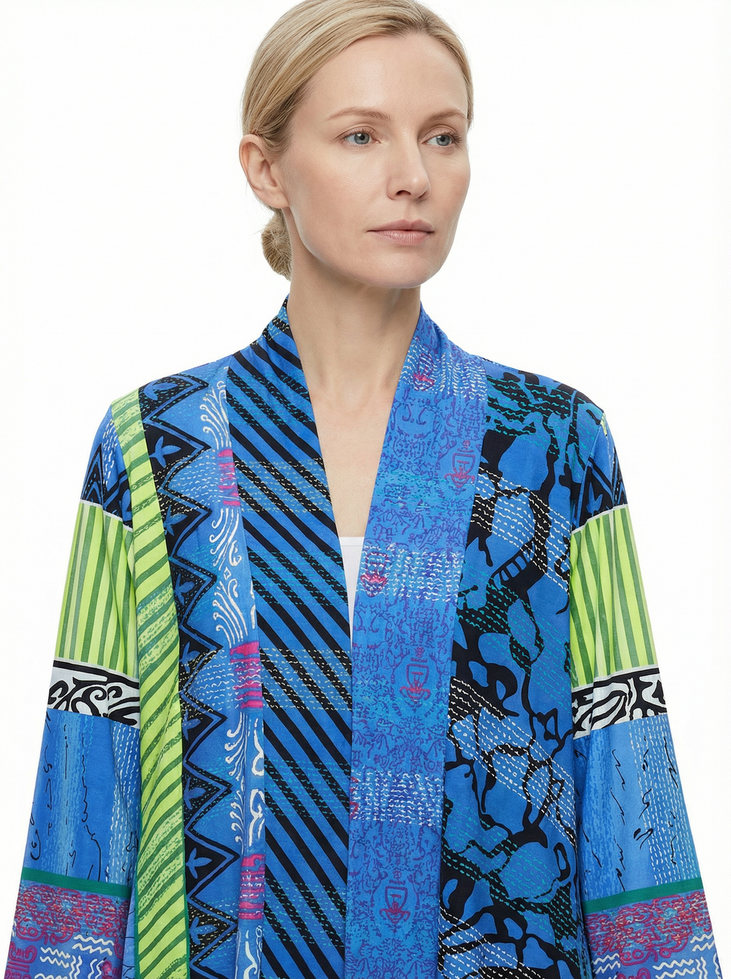 Vest Women Patchwork Pattern Casual Fit