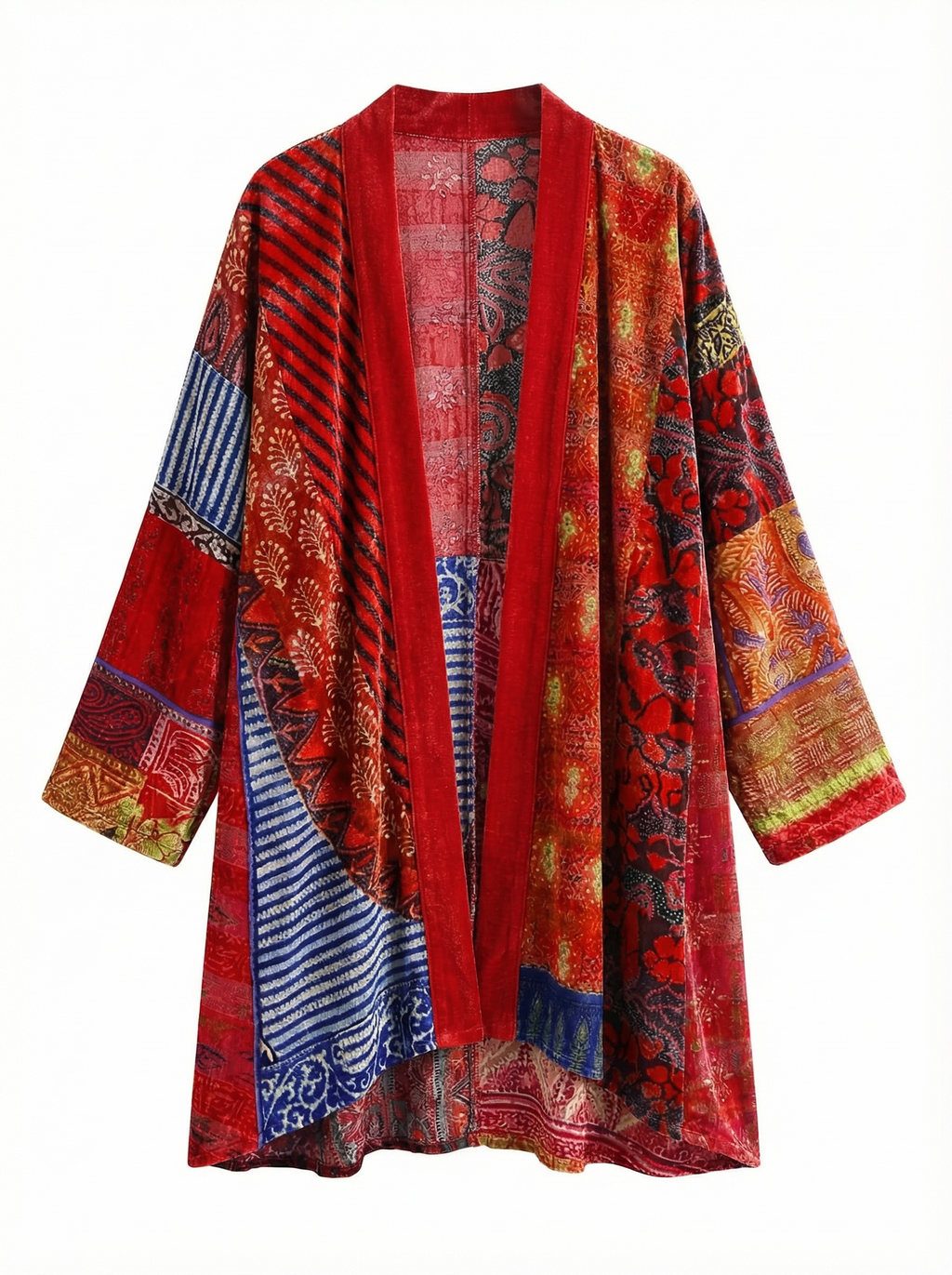 Vest Women Patchwork Pattern Casual Fit