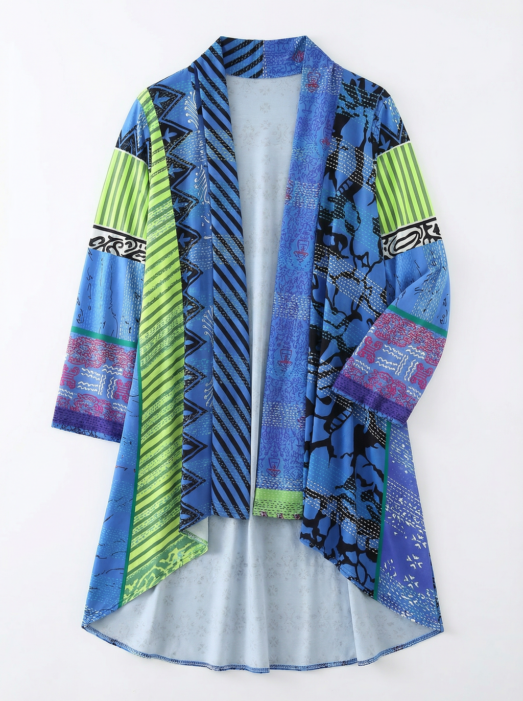 Vest Women Patchwork Pattern Casual Fit
