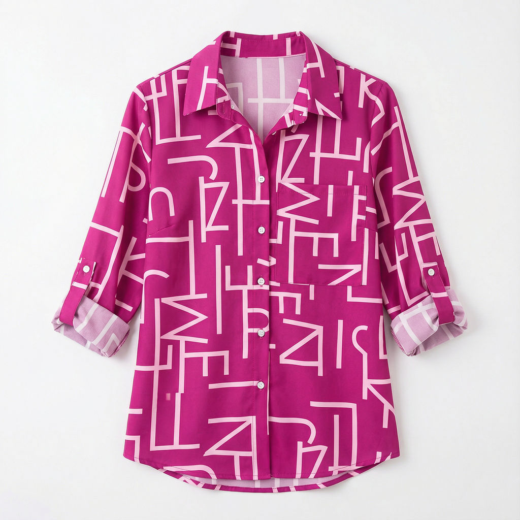 Blouse Women Casual Fit Wrap Collar Design