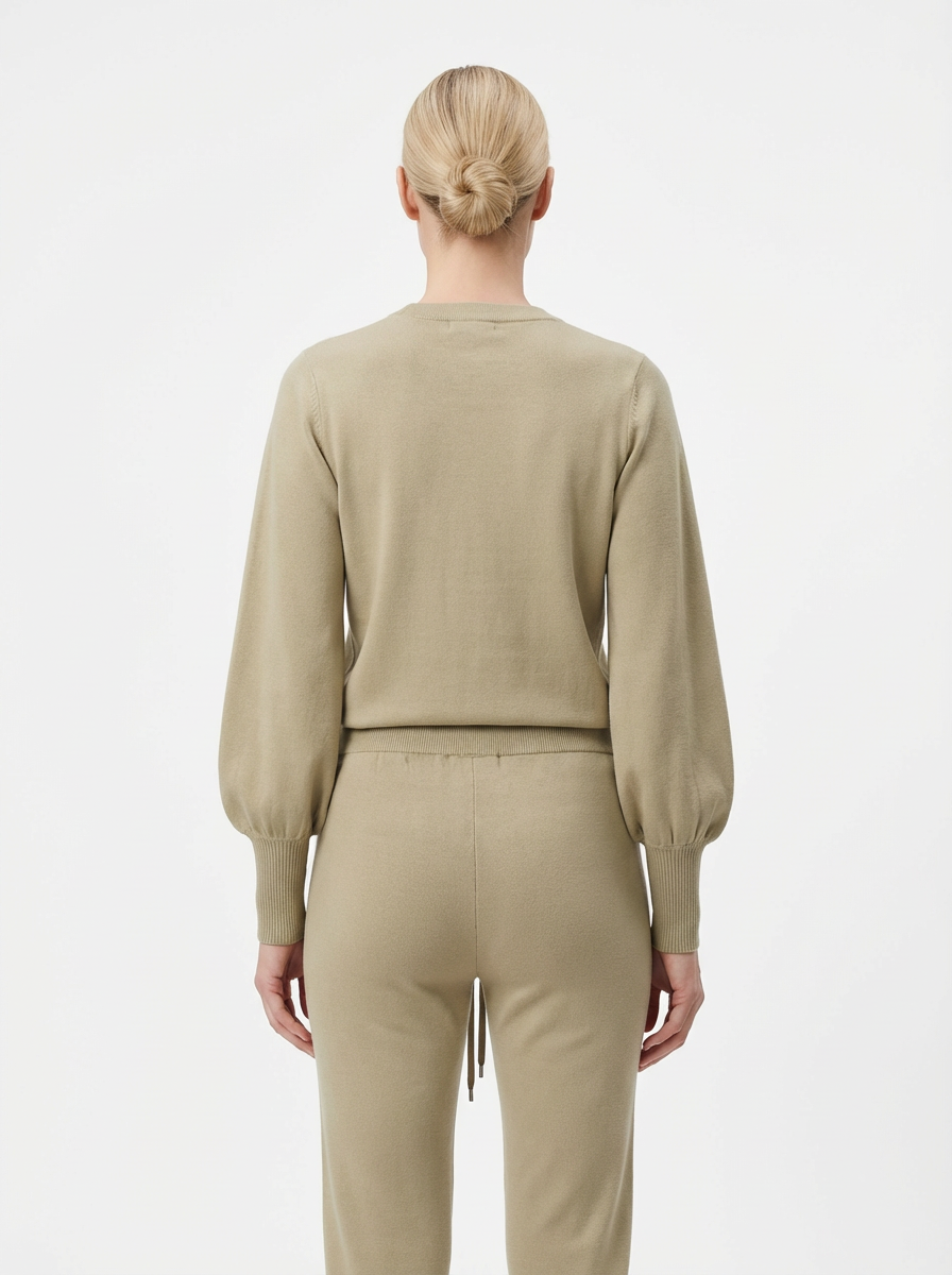 Tracksuit Women 2-Piece Set Relaxed Fit Balloon Sleeves