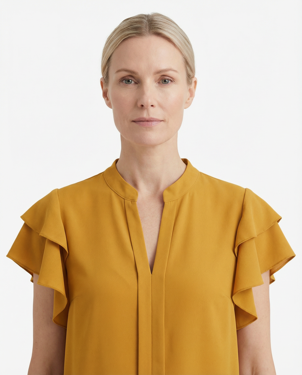 Blouse Women Sleeveless Refined Cut Everyday Style