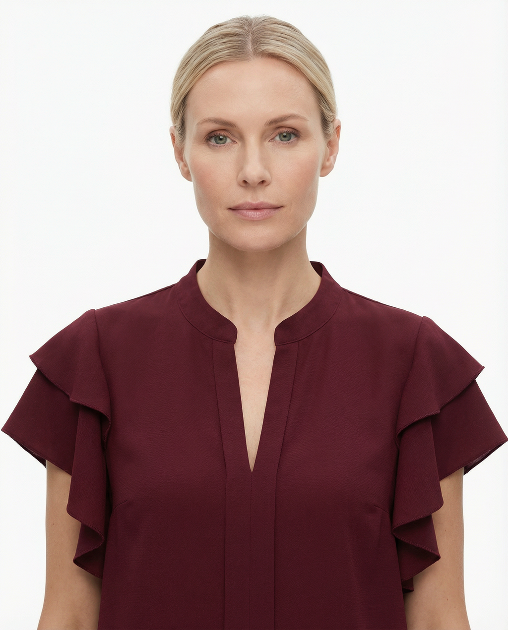 Blouse Women Sleeveless Refined Cut Everyday Style