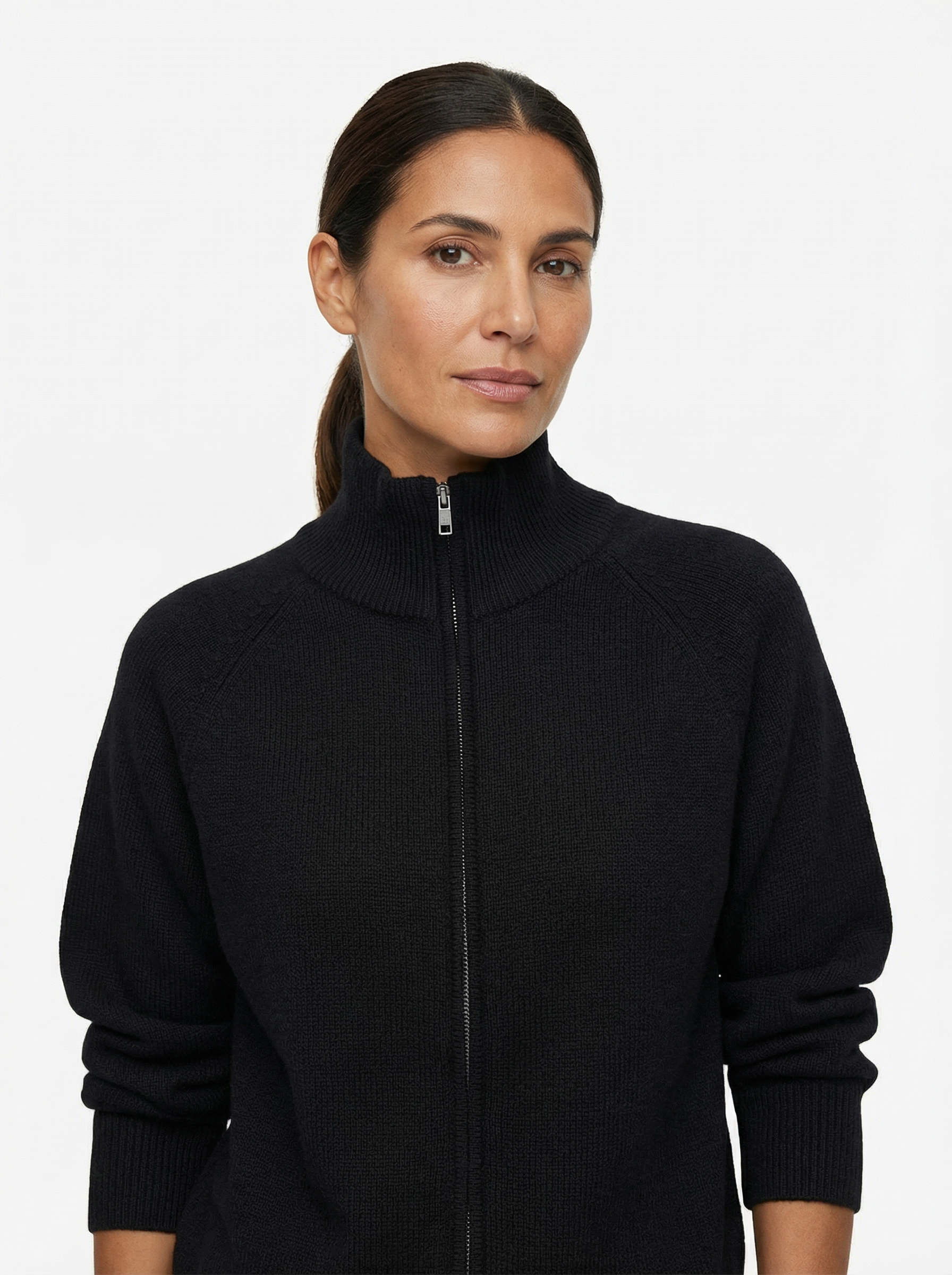 Cardigan Women Full-Zip Front Tailored Silhouette