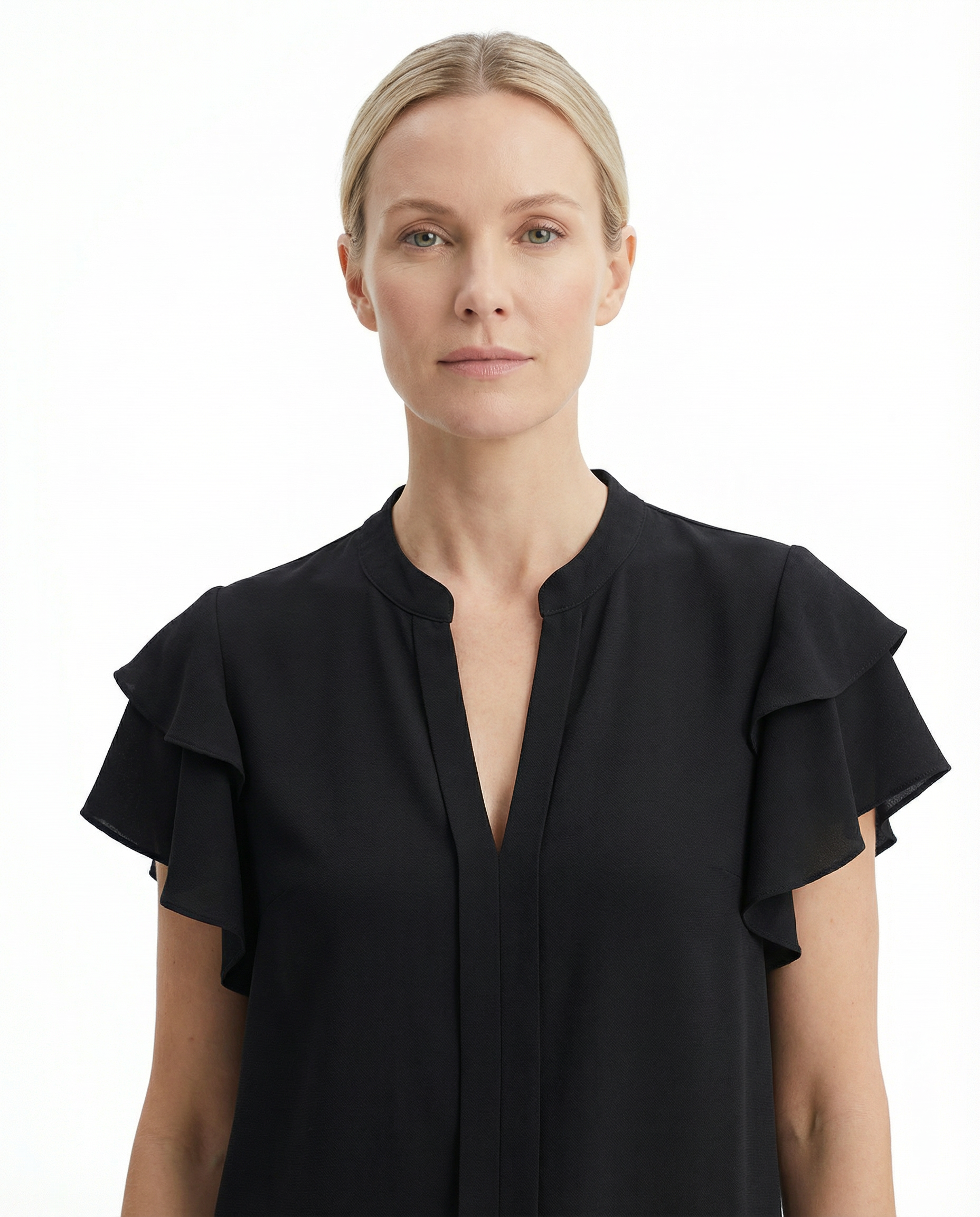 Blouse Women Sleeveless Refined Cut Everyday Style