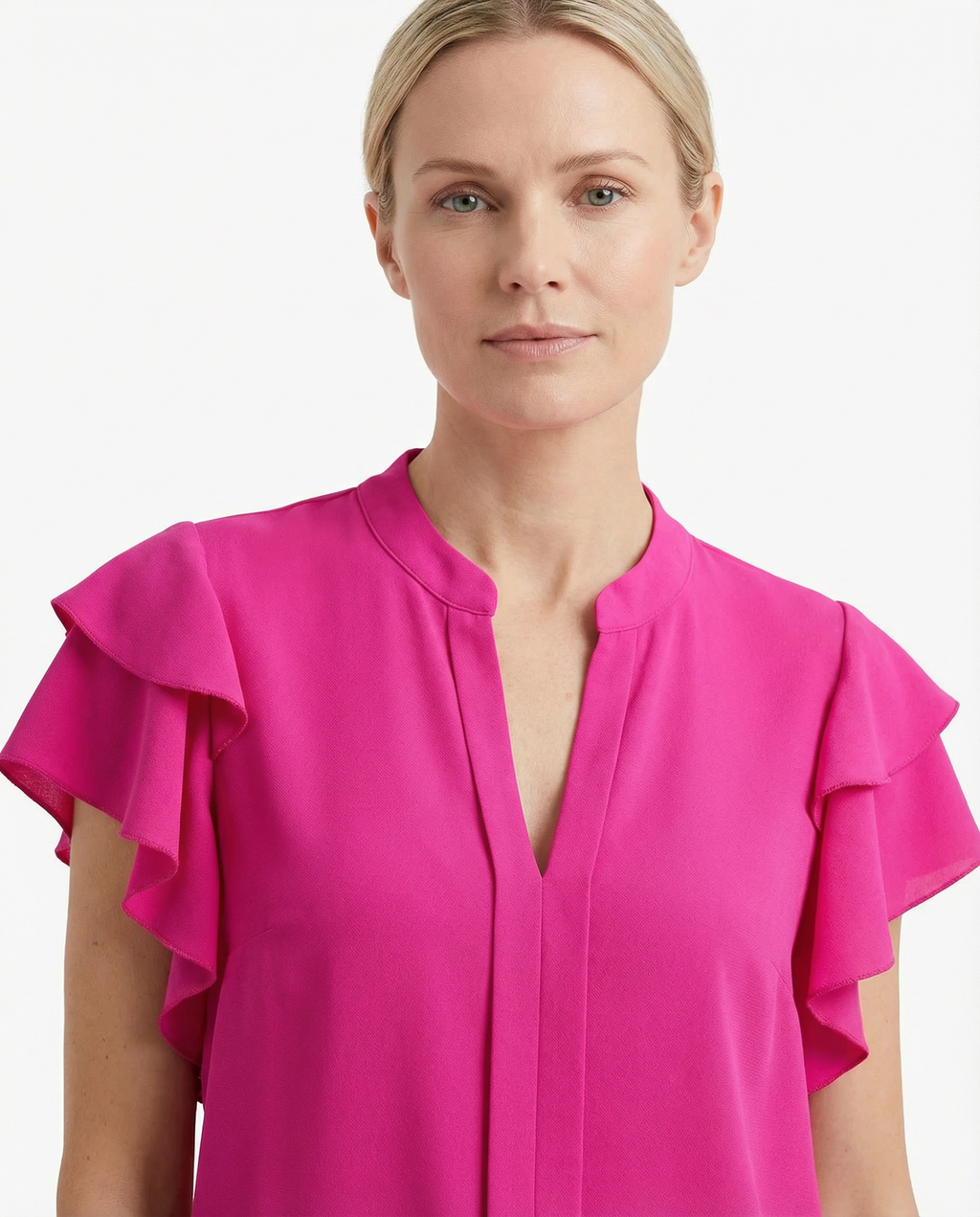 Blouse Women Sleeveless Refined Cut Everyday Style