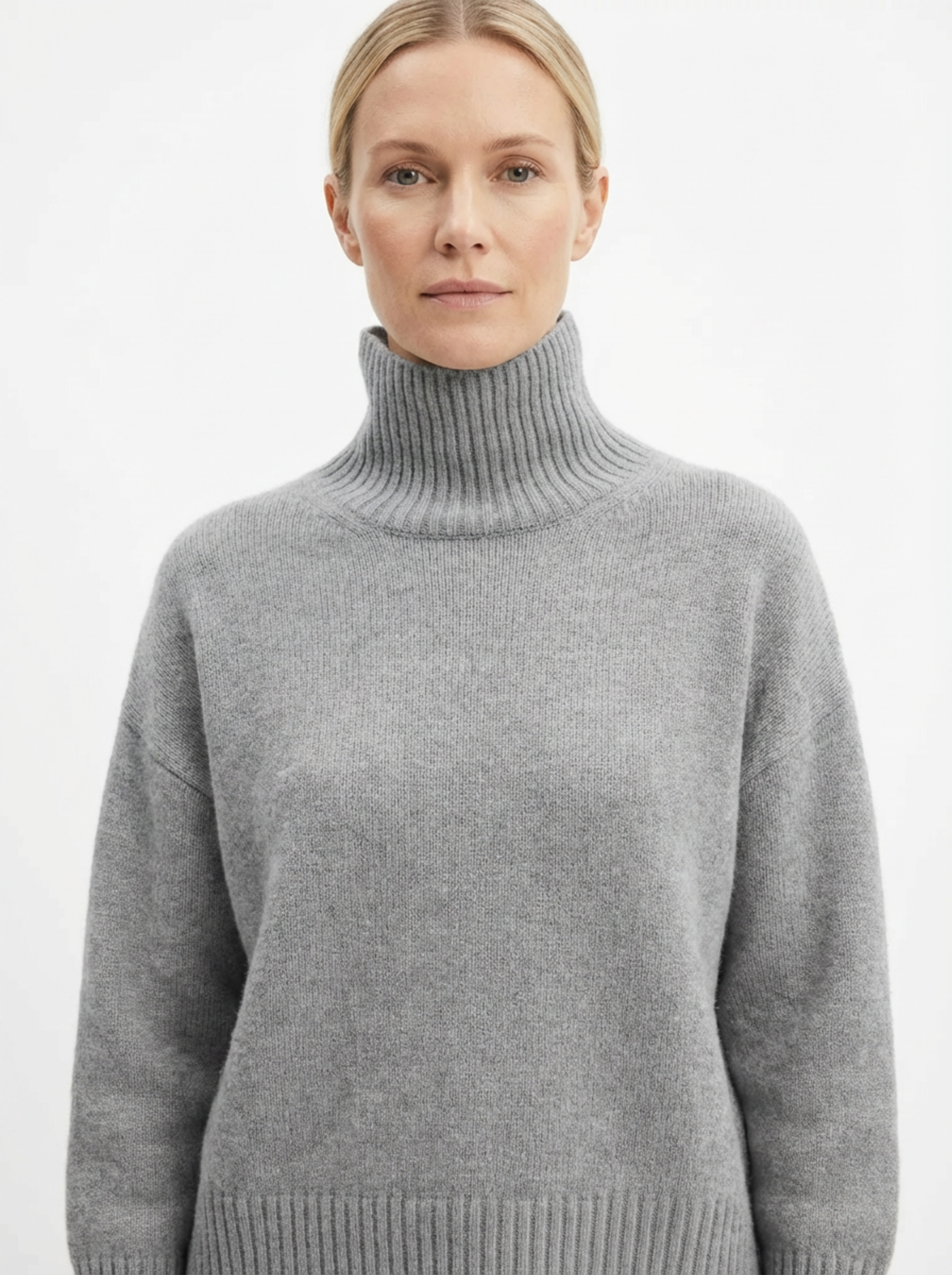 Turtleneck Sweater Women Classic Fit