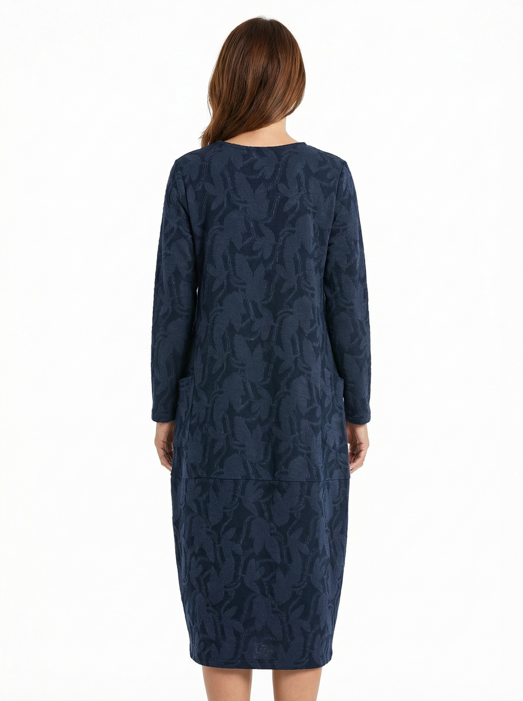 Women’s Classic Winter Dress with Full Sleeves & Relaxed Cut