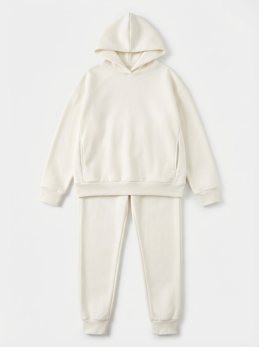Tracksuit Set Unisex Oversized Relaxed Fit Two‑Piece