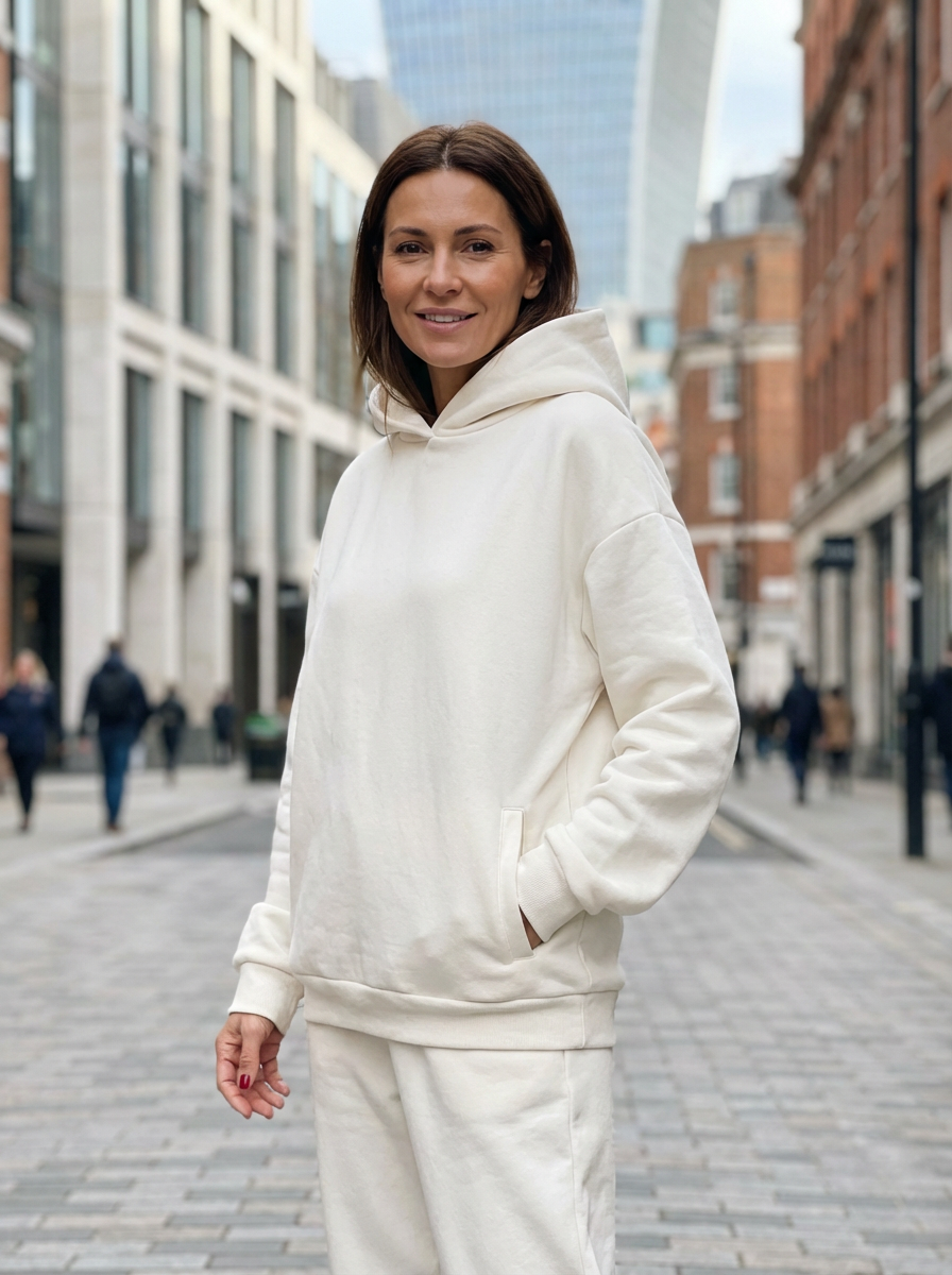 Tracksuit Set Unisex Oversized Relaxed Fit Two‑Piece