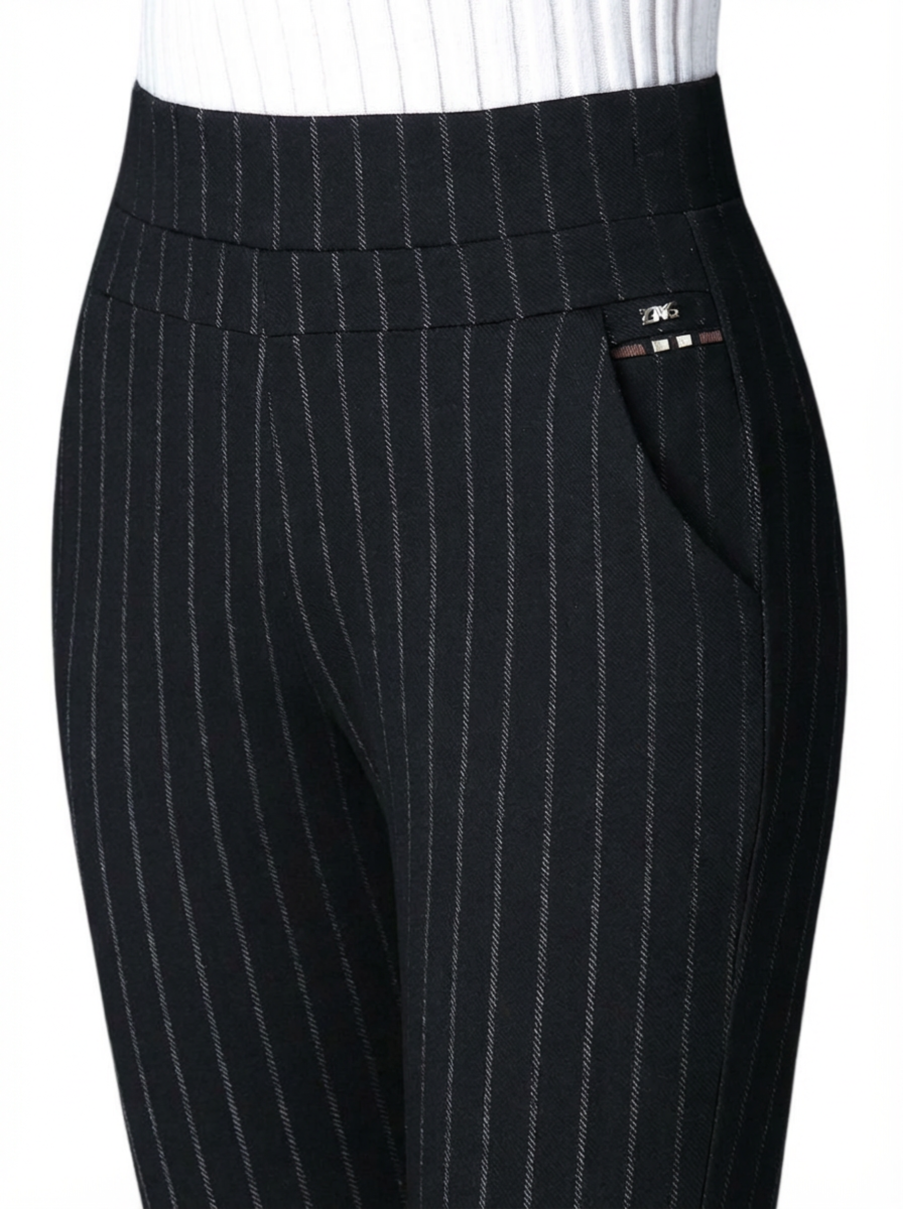 Pants Women High Waist Stretch Tailored Fit