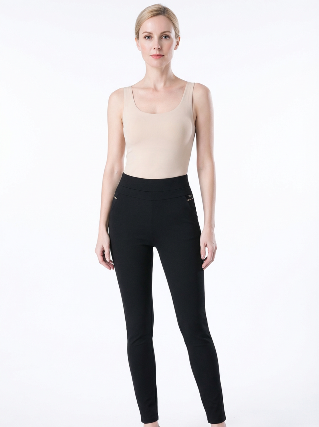 Pants Women High Waist Stretch Tailored Fit