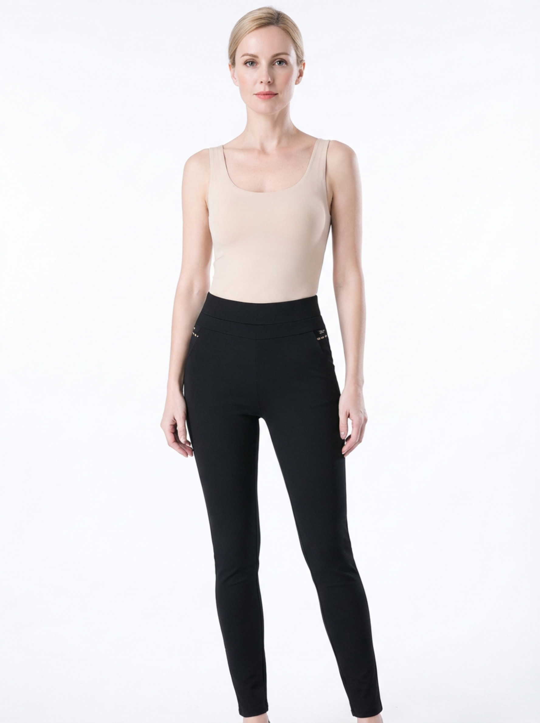 Pants Women High Waist Stretch Tailored Fit