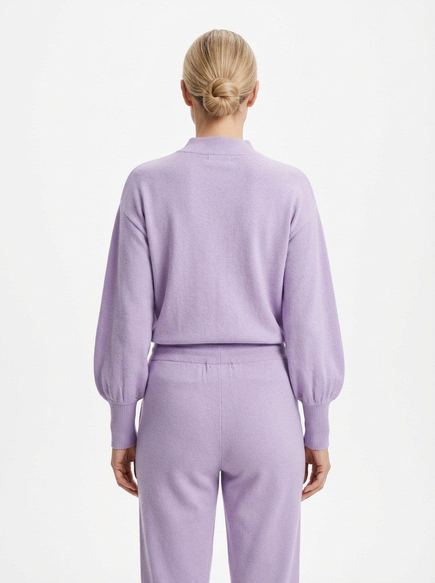 Tracksuit Women 2-Piece Set Relaxed Fit Balloon Sleeves