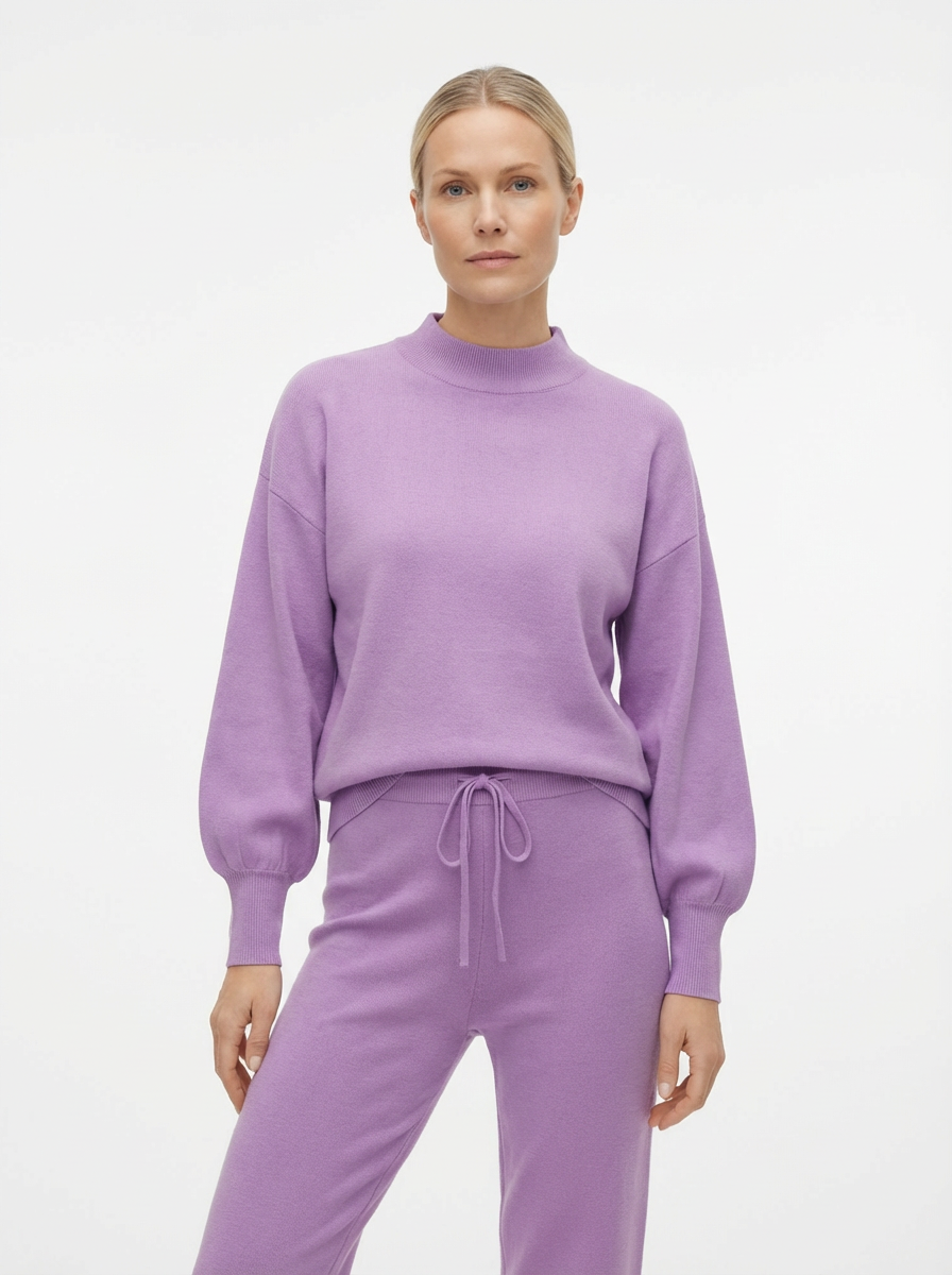 Tracksuit Women 2-Piece Set Relaxed Fit Balloon Sleeves
