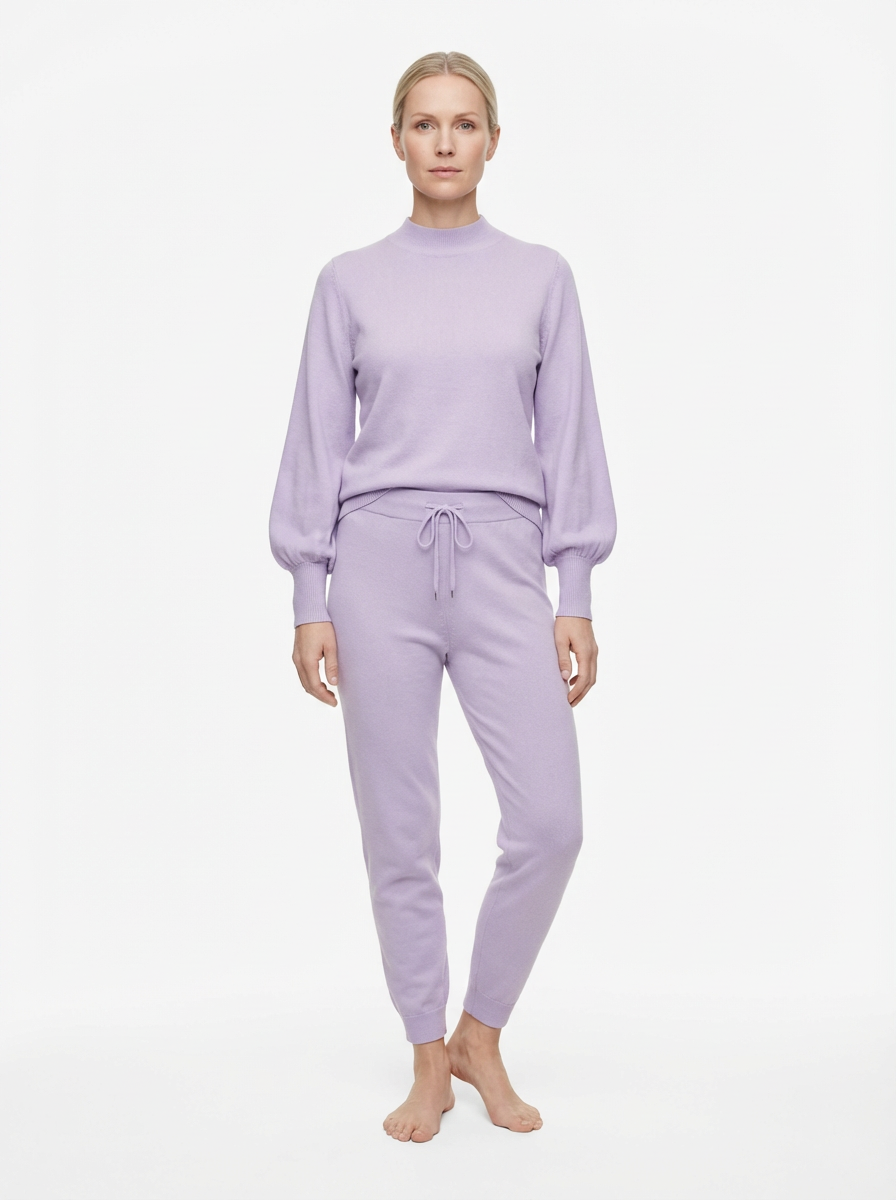 Tracksuit Women 2-Piece Set Relaxed Fit Balloon Sleeves
