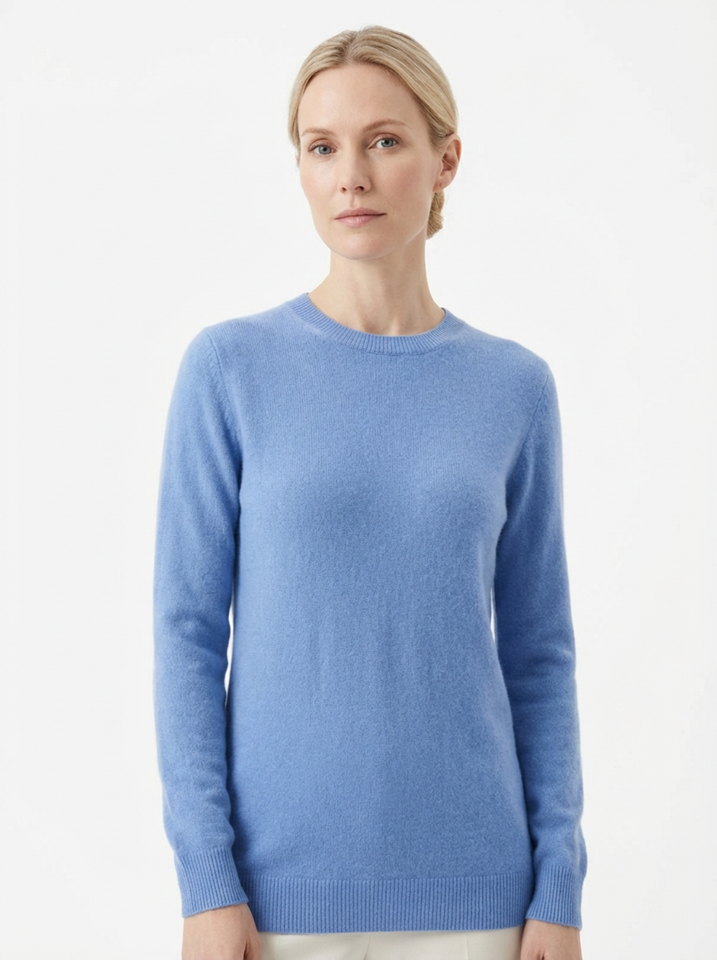 Classic Round‑Neck Sweater Women Regular Fit