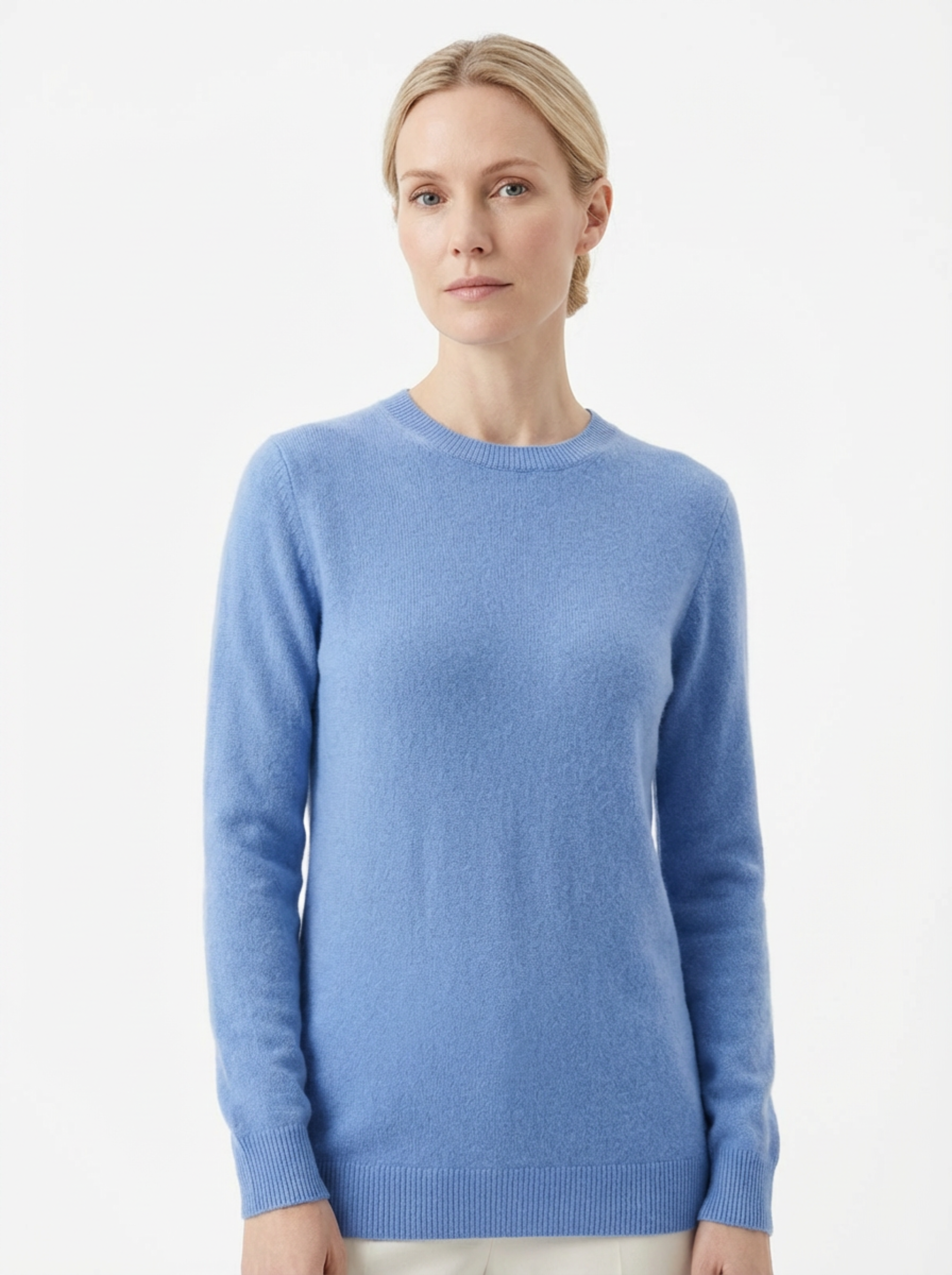 Classic Round‑Neck Sweater Women Regular Fit