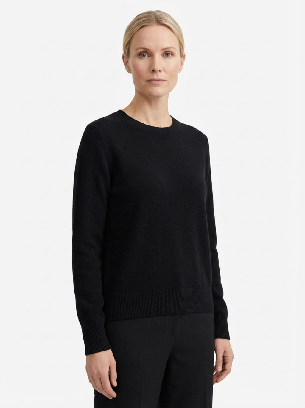 Classic Round‑Neck Sweater Women Regular Fit