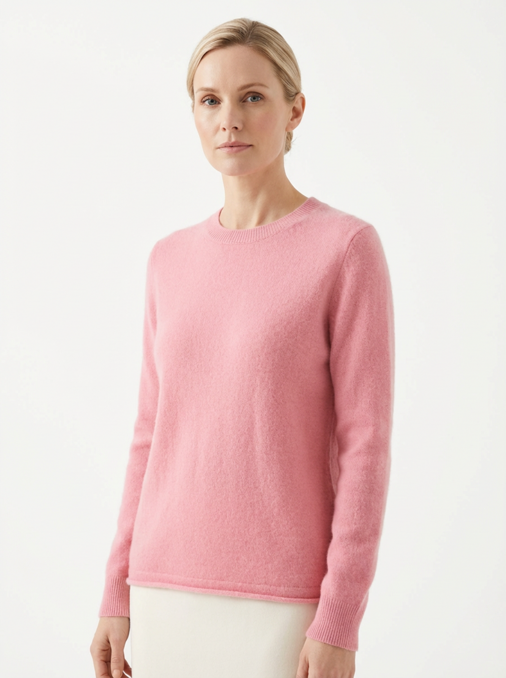 Classic Round‑Neck Sweater Women Regular Fit