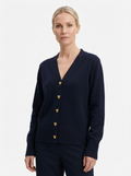 Cardigan Women Knitted Button Front Hip-Length