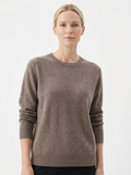 Classic Round‑Neck Sweater Women Regular Fit