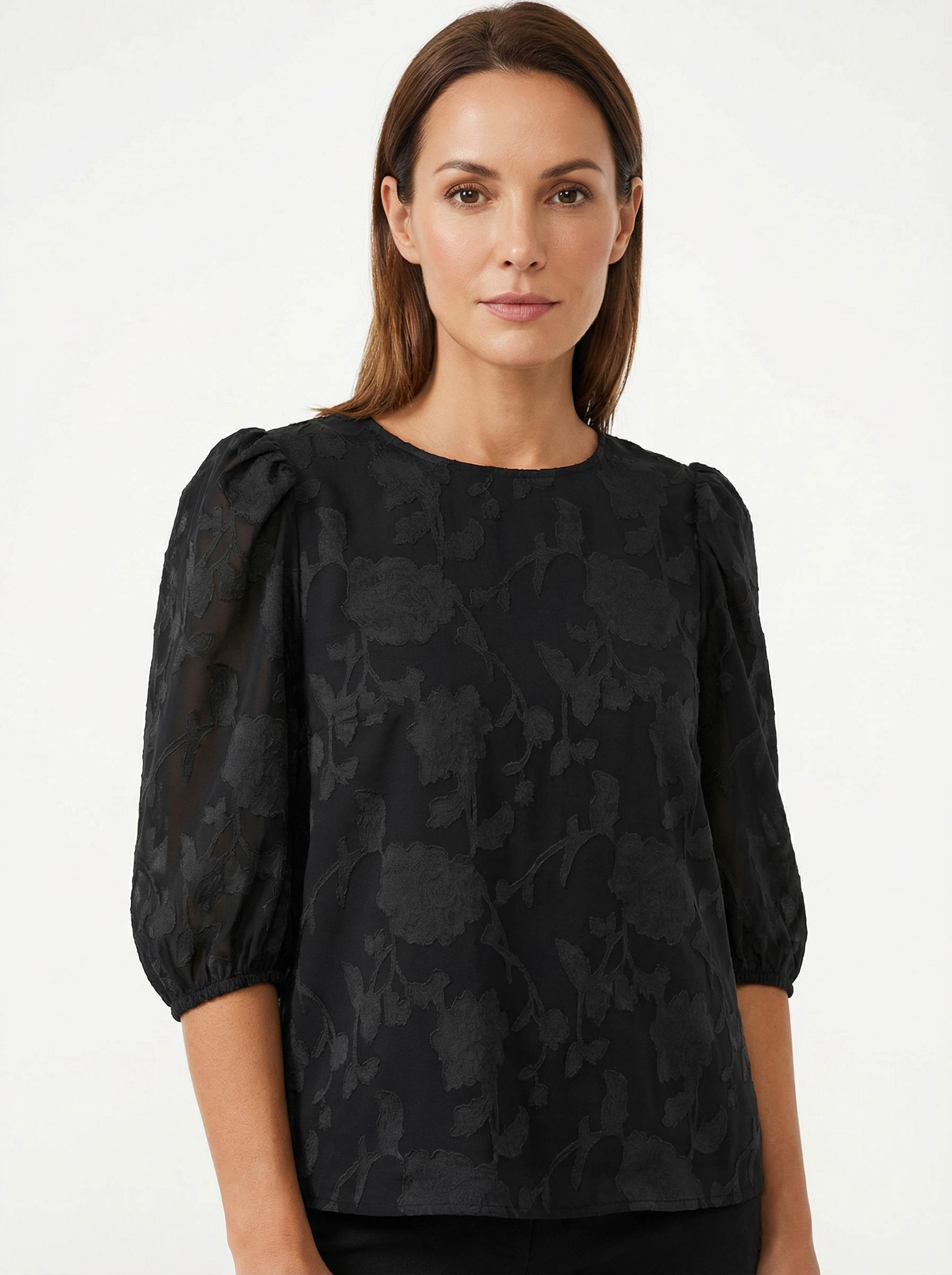 Top Women Sleeveless Floral Pattern Relaxed Silhouette