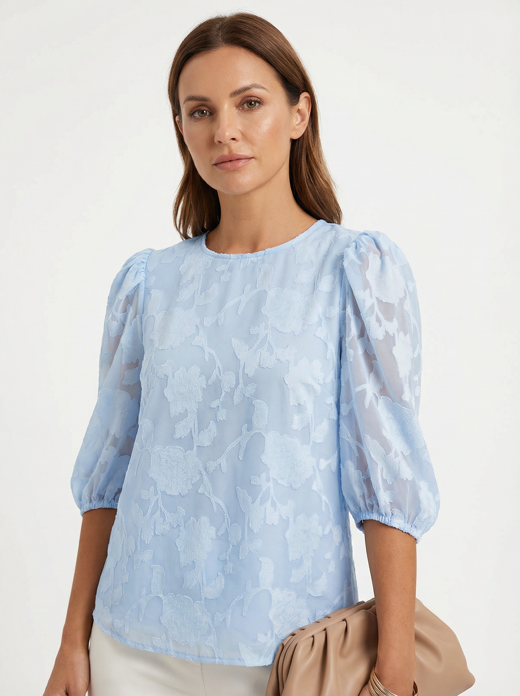 Top Women Sleeveless Floral Pattern Relaxed Silhouette