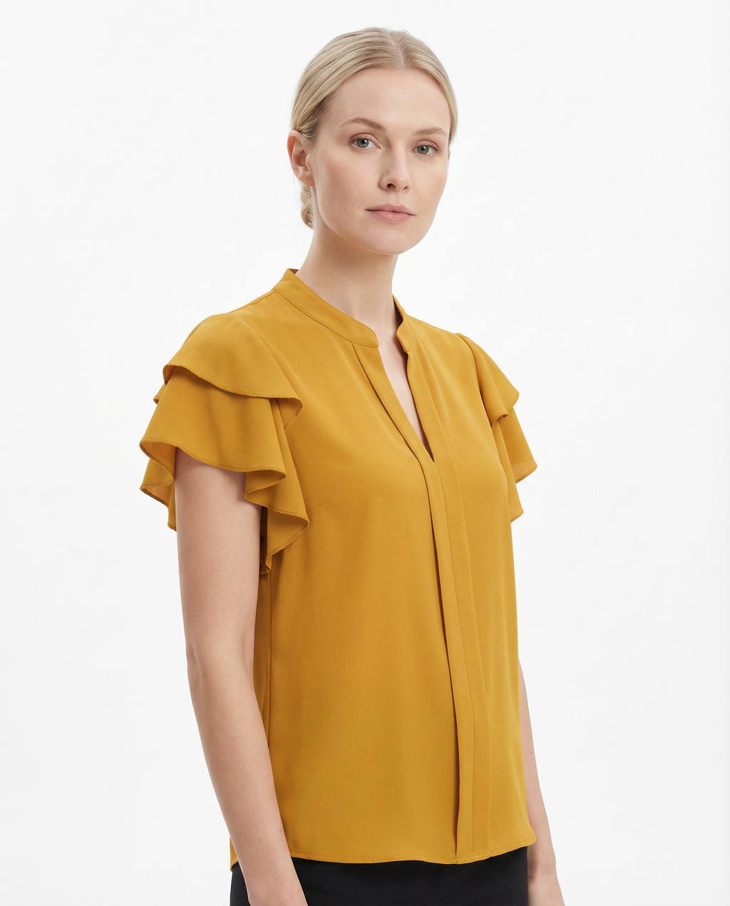 Blouse Women Sleeveless Refined Cut Everyday Style