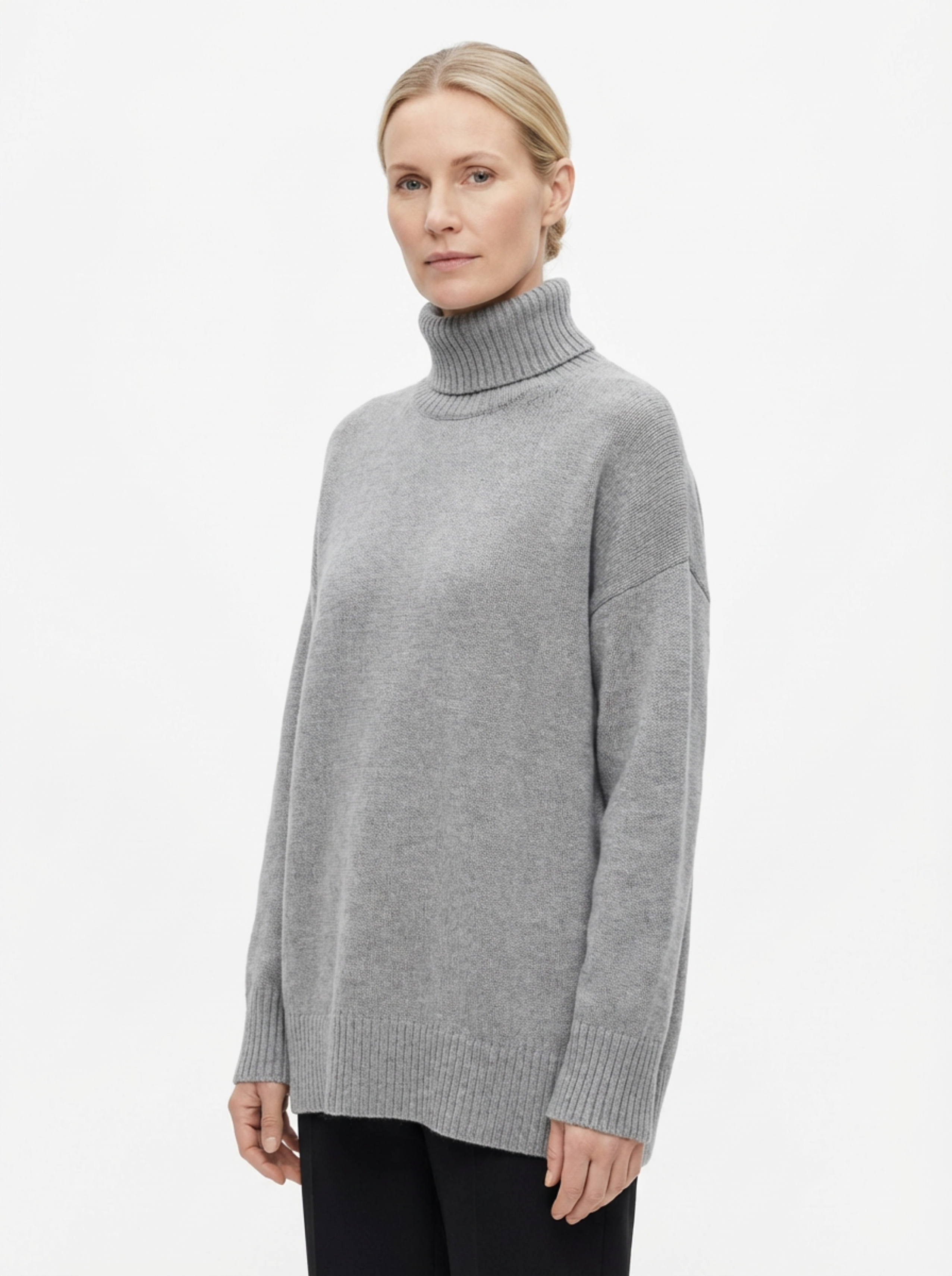 Turtleneck Sweater Women Classic Fit