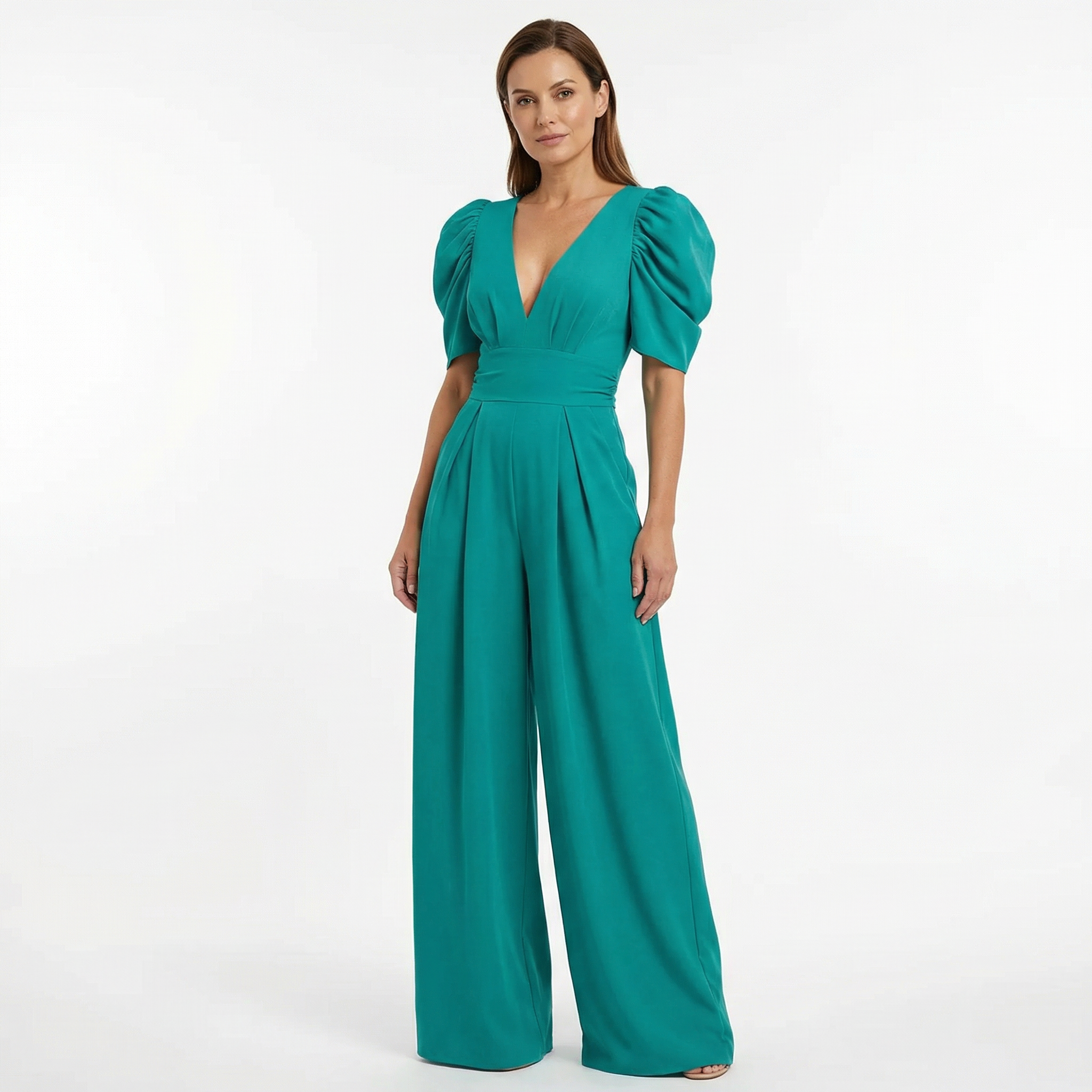 Jumpsuit Women Elegant Long Cut Tailored Design