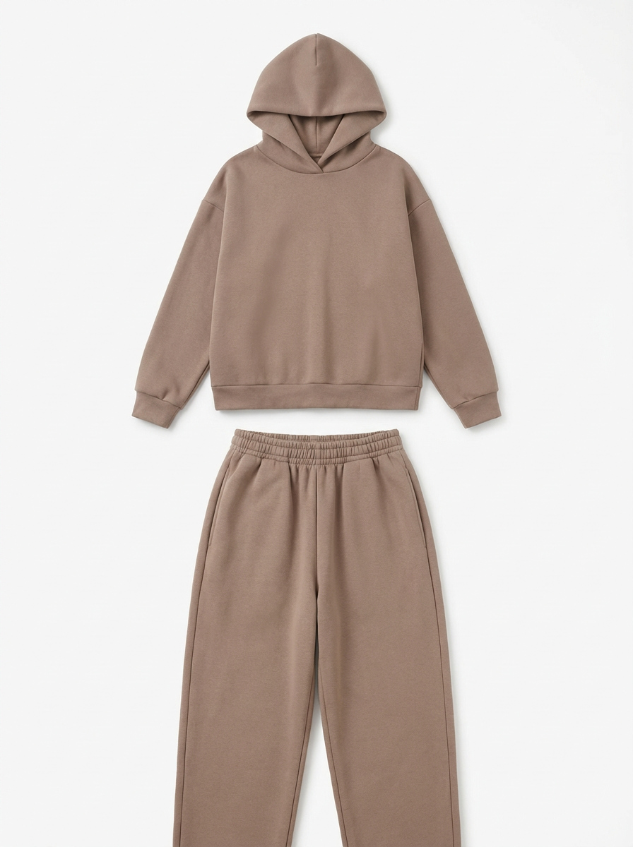 Tracksuit Set Unisex Oversized Relaxed Fit Two‑Piece