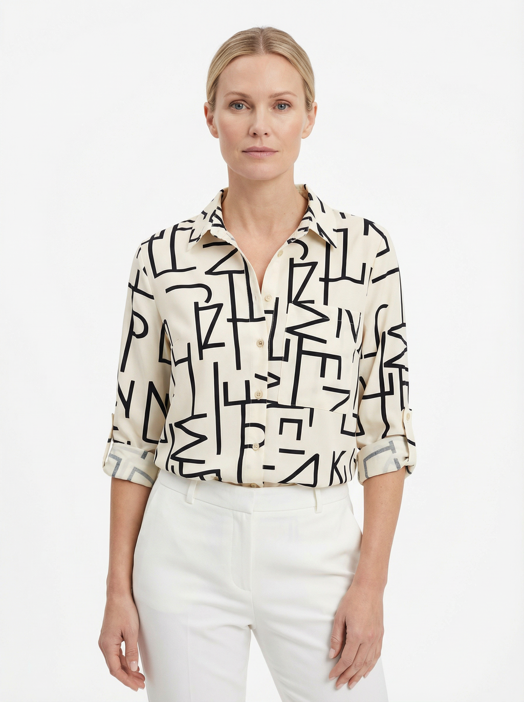Blouse Women Casual Fit Wrap Collar Design