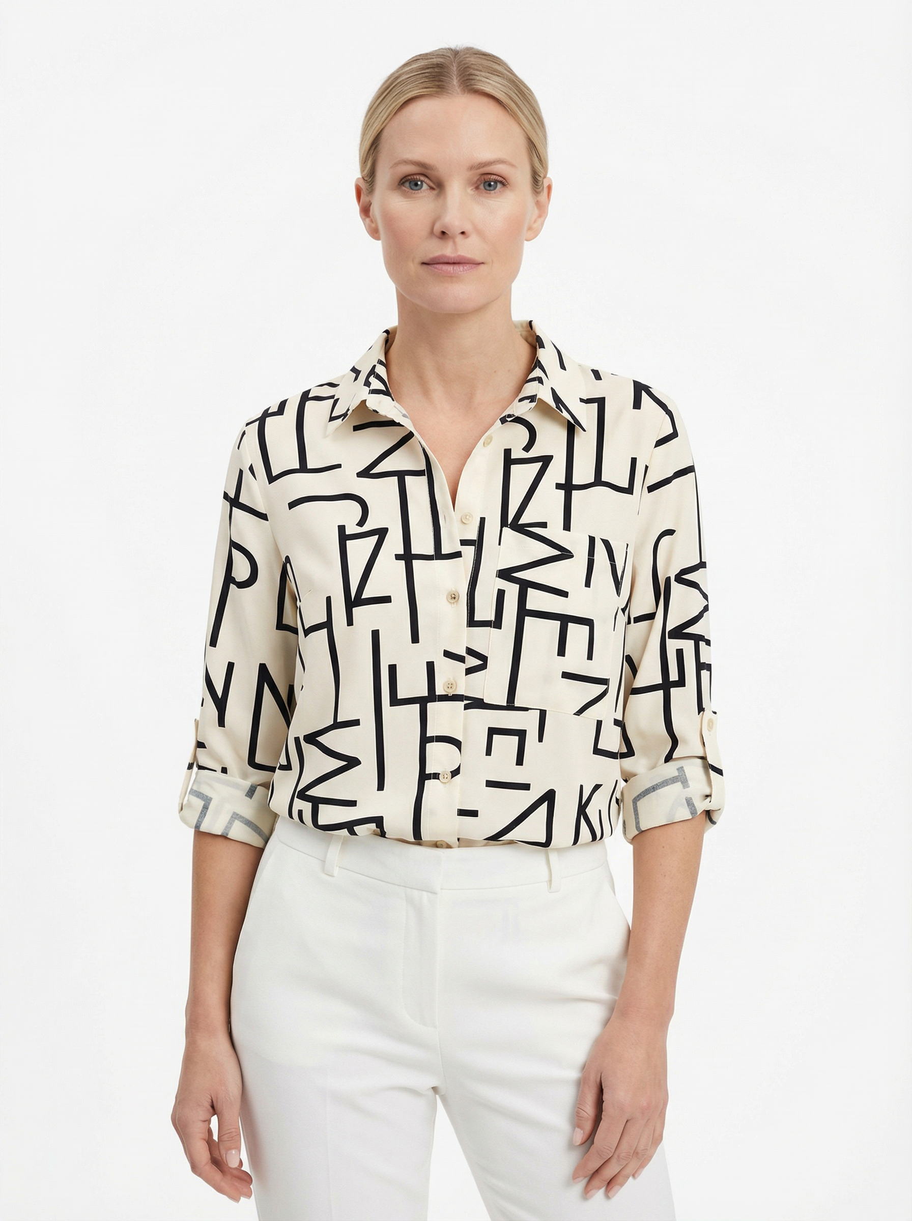 Blouse Women Casual Fit Wrap Collar Design