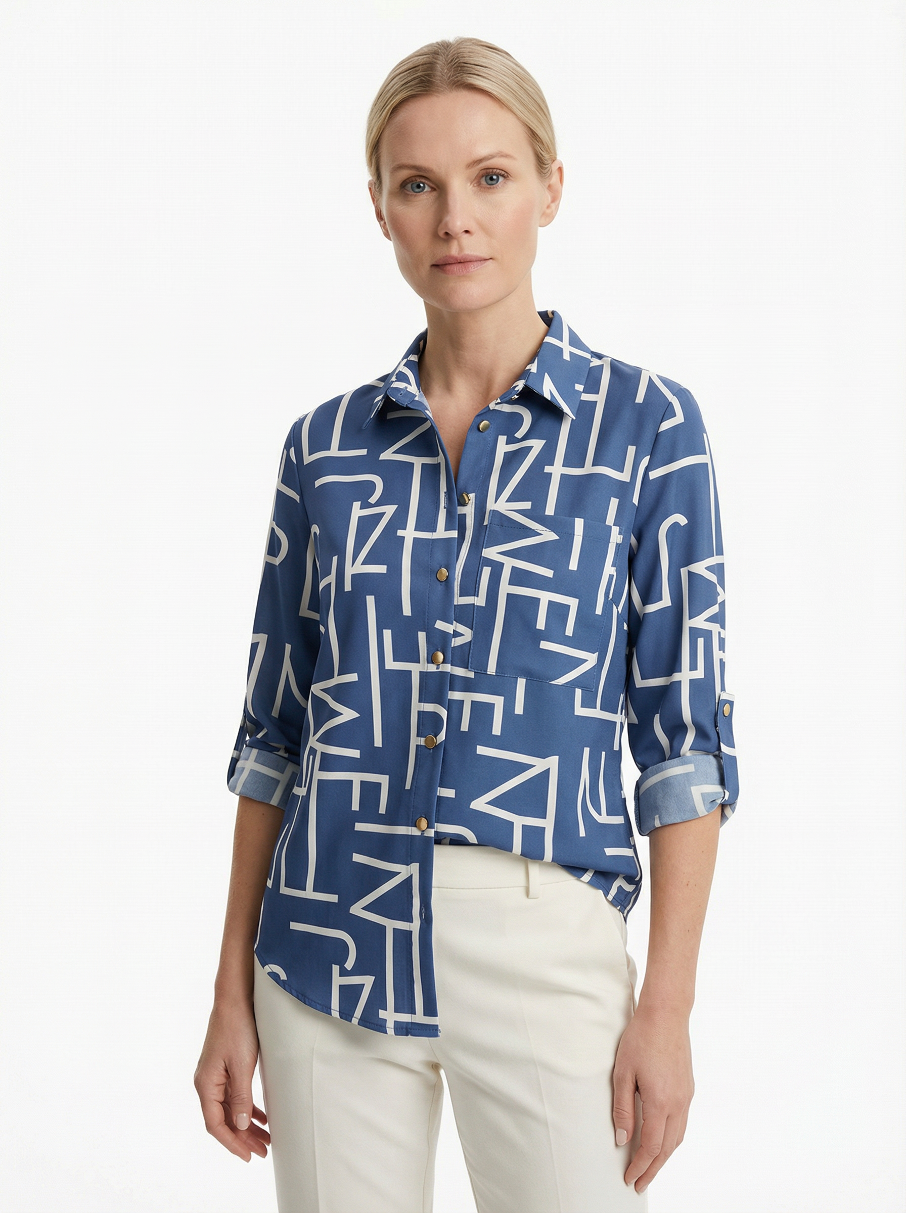 Blouse Women Casual Fit Wrap Collar Design