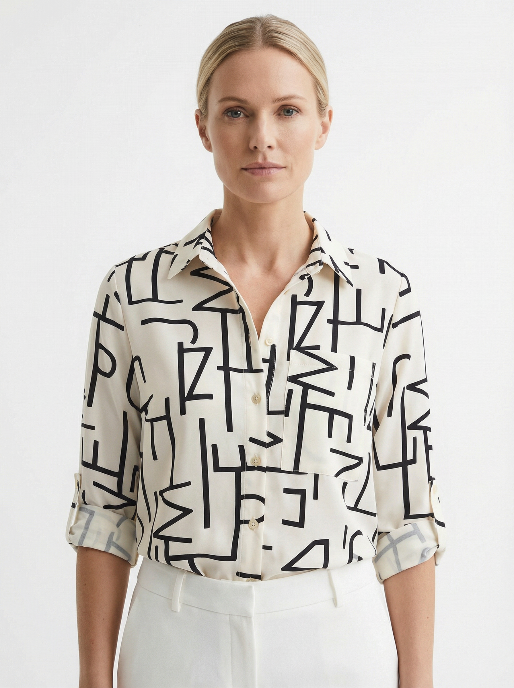 Blouse Women Casual Fit Wrap Collar Design