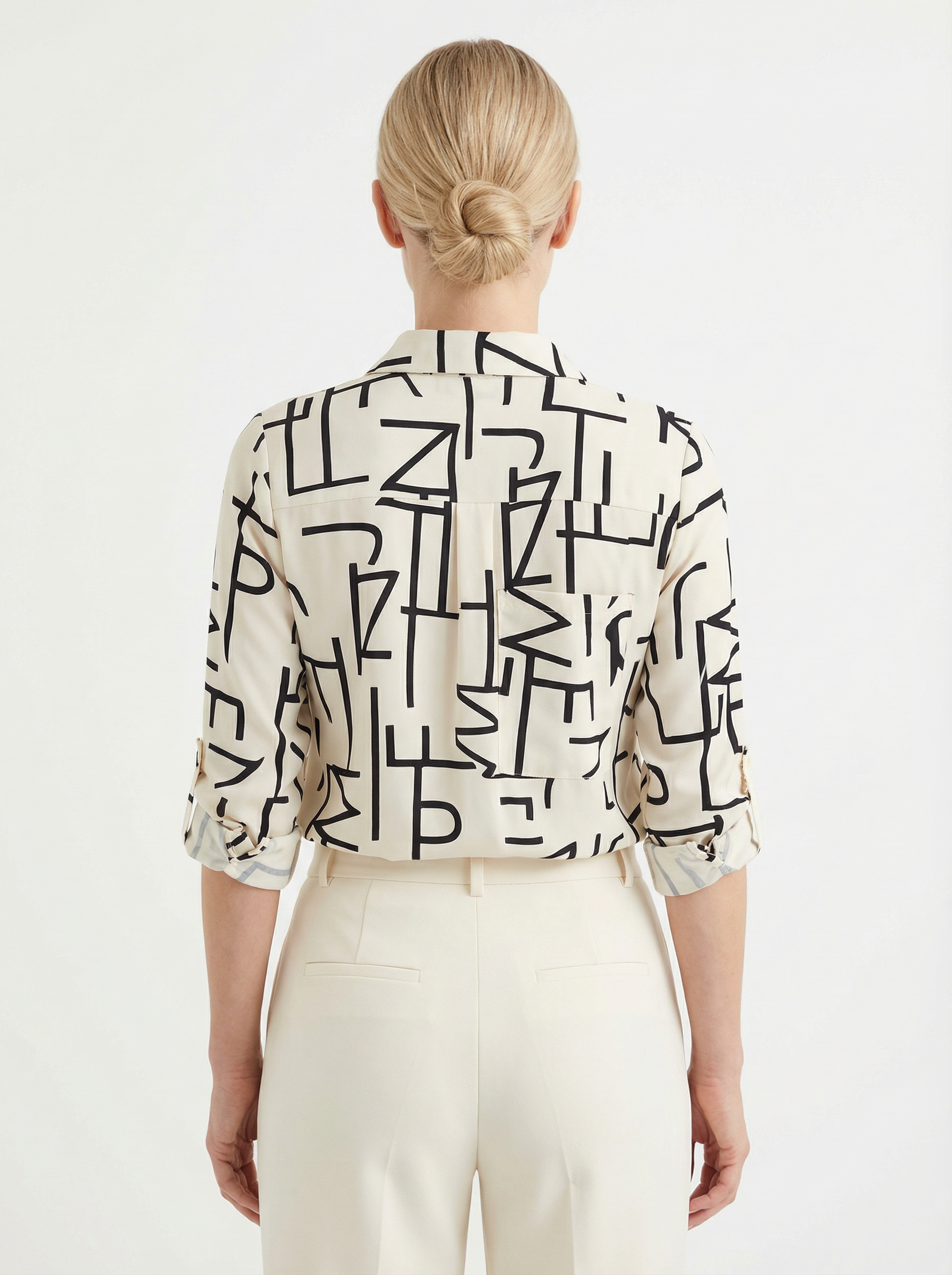 Blouse Women Casual Fit Wrap Collar Design