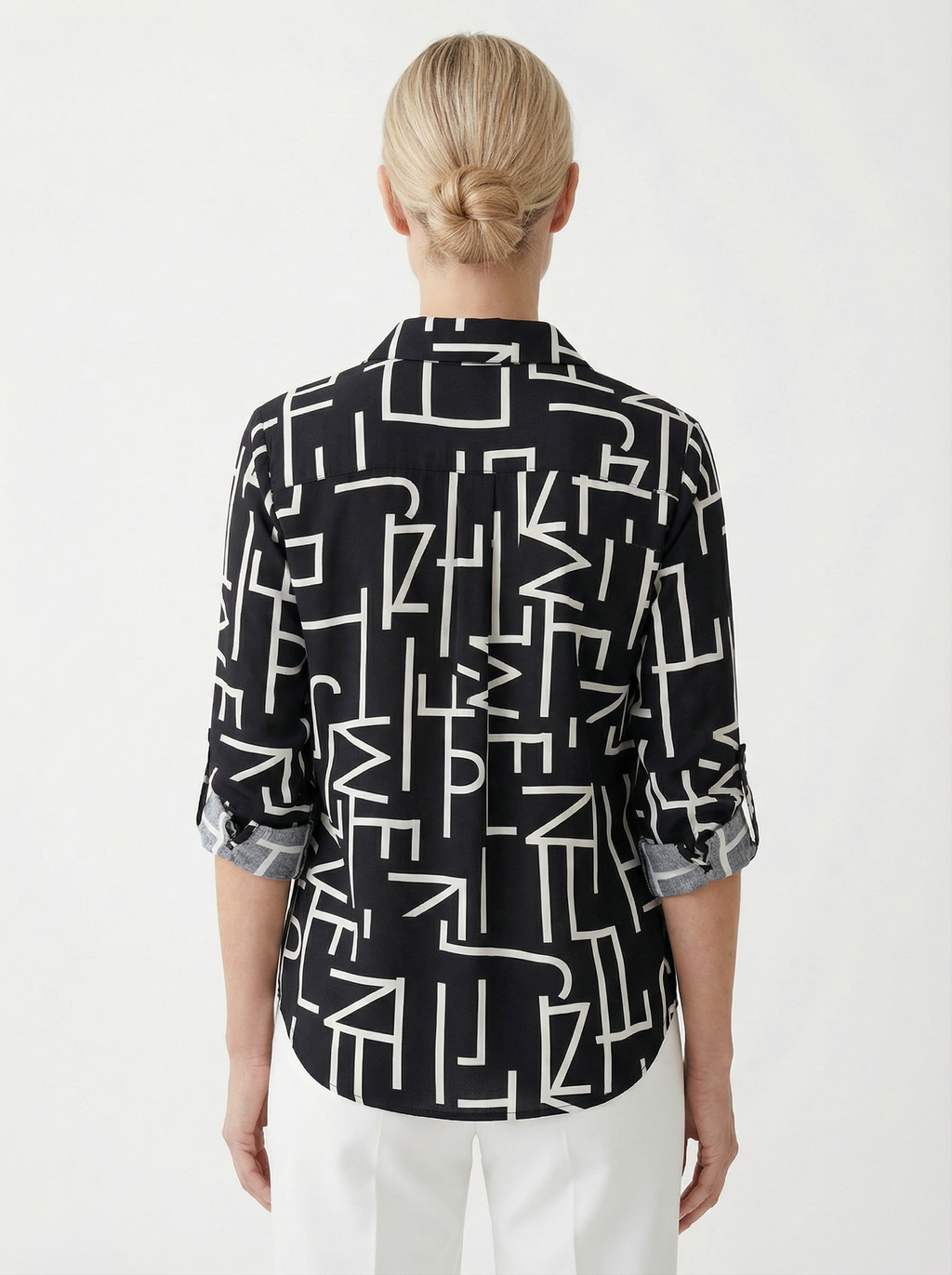 Blouse Women Casual Fit Wrap Collar Design