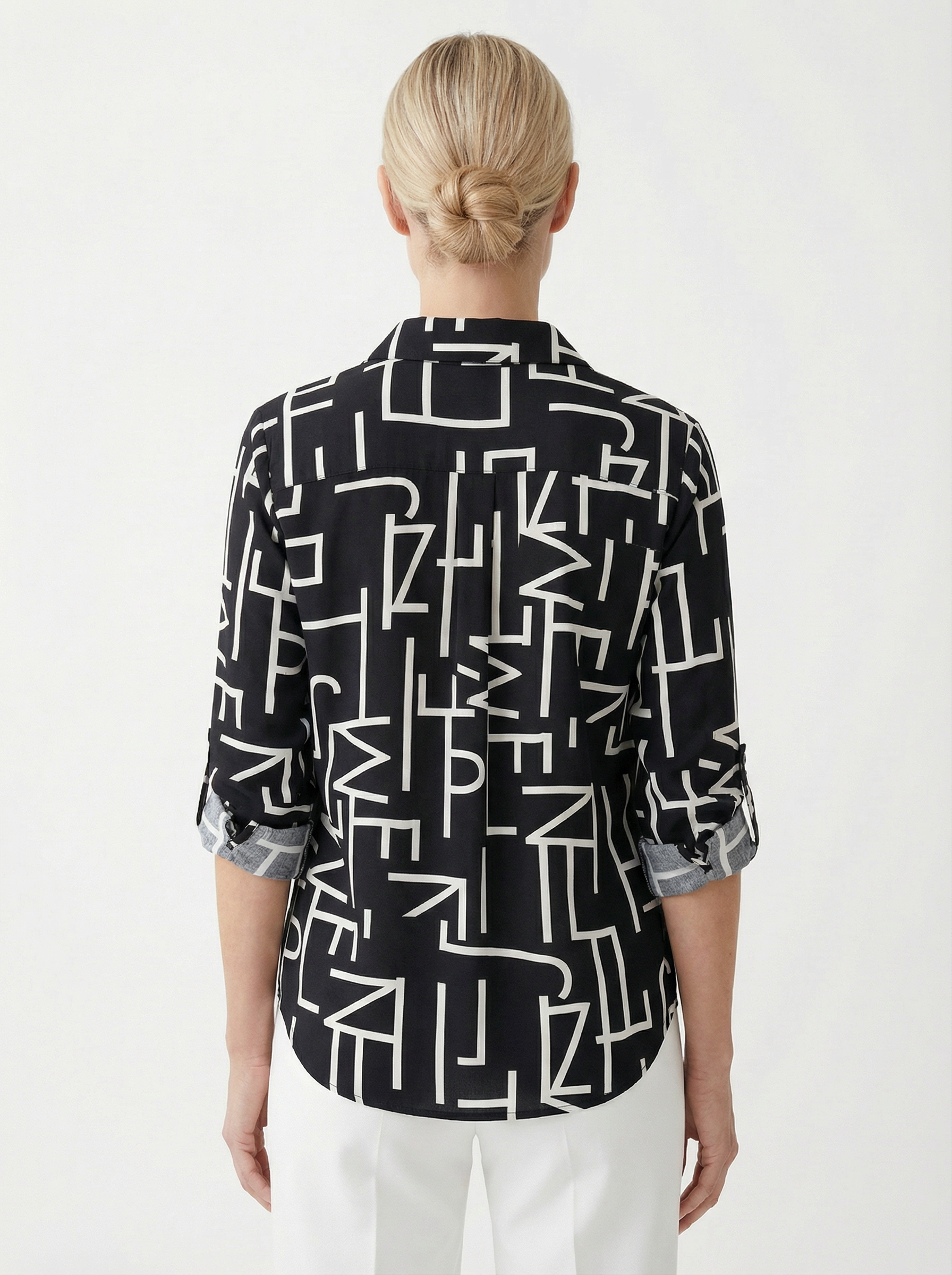 Blouse Women Casual Fit Wrap Collar Design